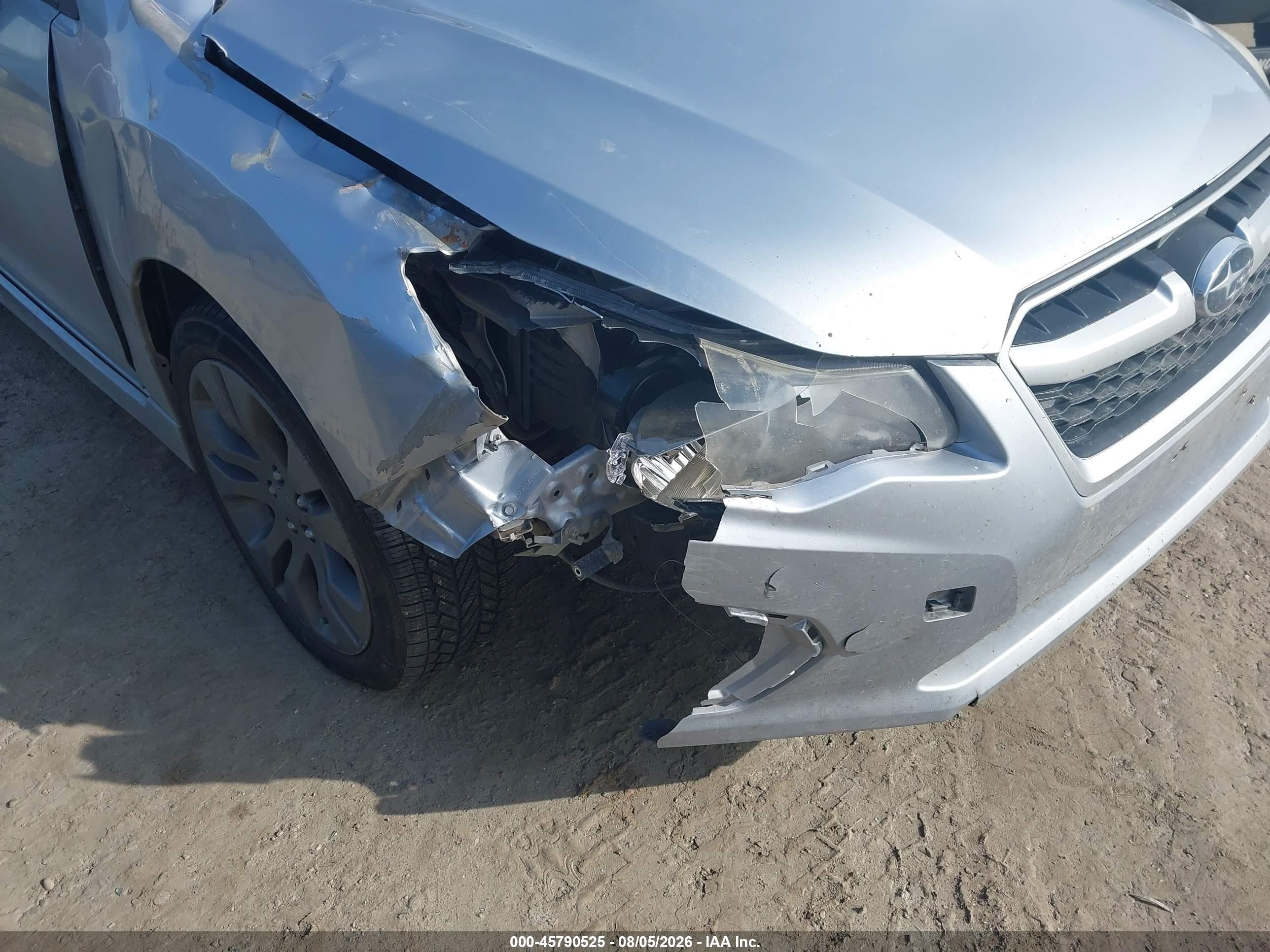2014 Subaru Impreza 2.0i Sport Premium Серебряный vin: JF1GPAL60EH333894