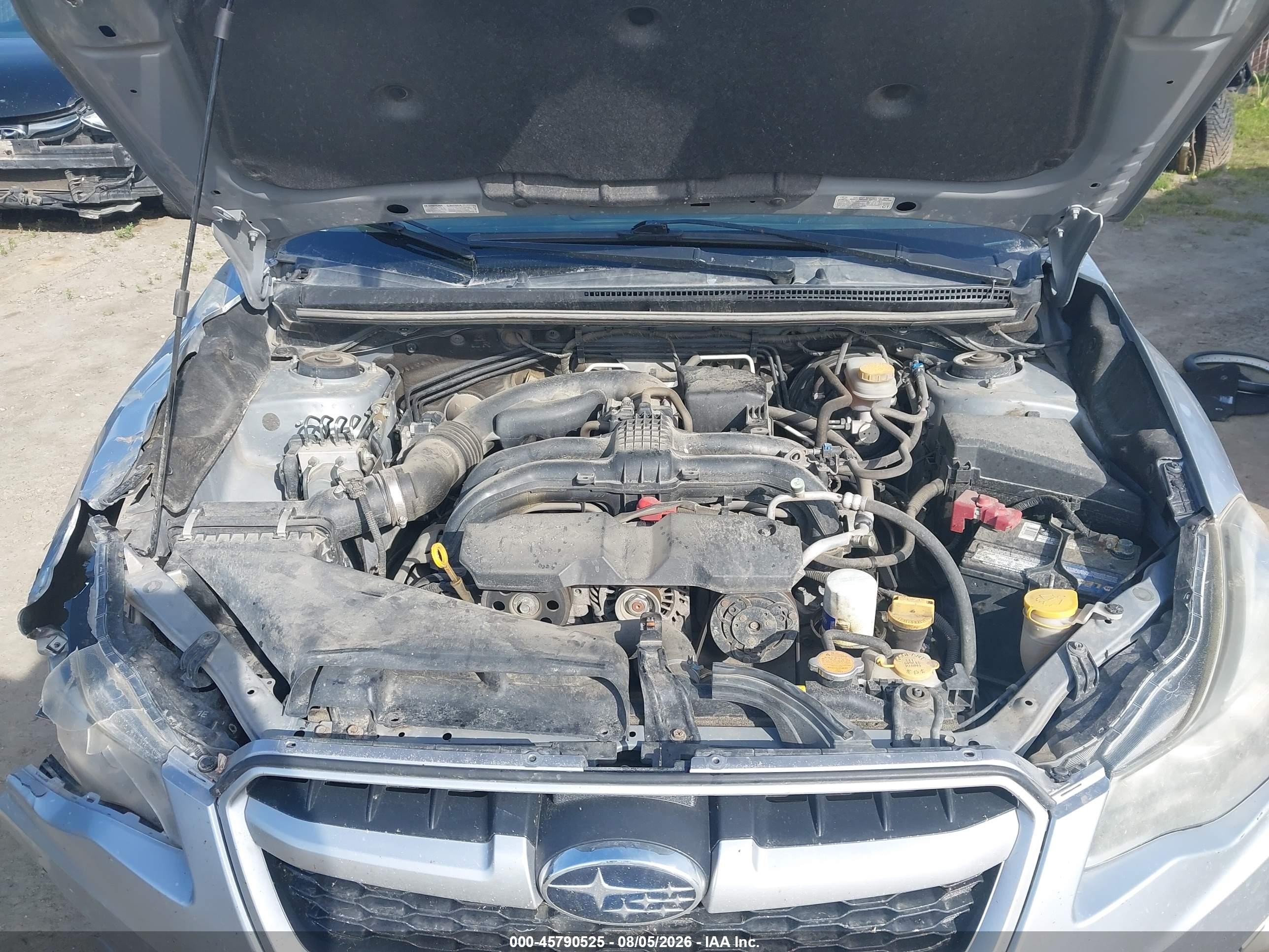 2014 Subaru Impreza 2.0i Sport Premium Серебряный vin: JF1GPAL60EH333894
