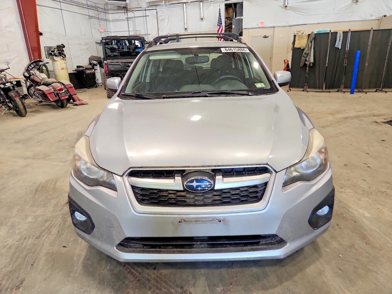 2012 Subaru Impreza Sport Premium Серебряный vin: JF1GPAL61CH220078