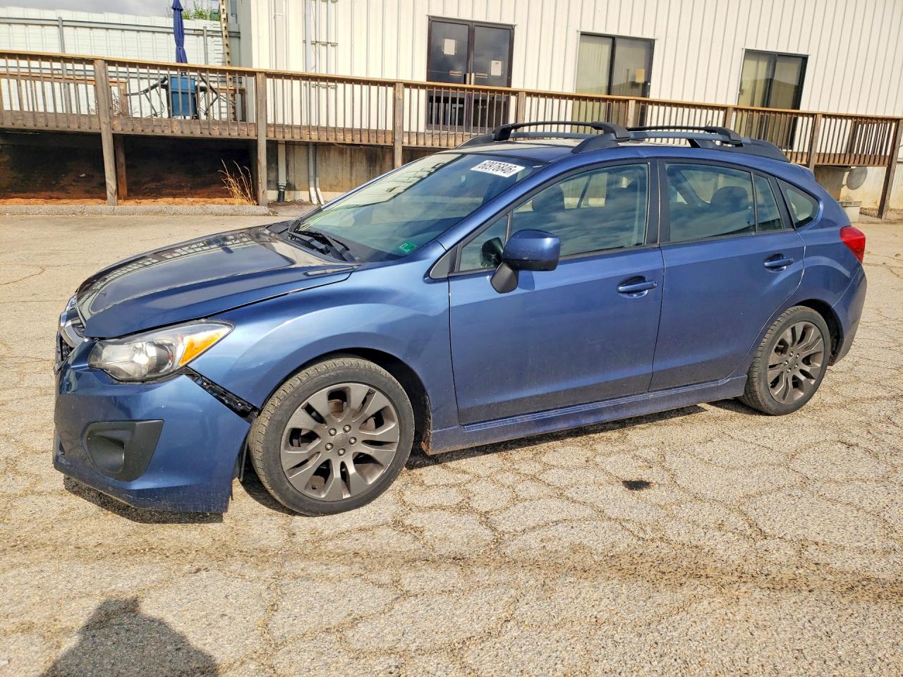 2012 Subaru Impreza Sport Premium Blue vin: JF1GPAL61CH222297