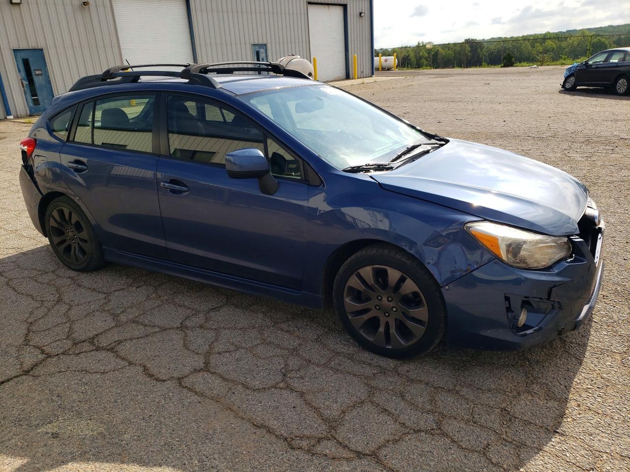 2012 Subaru Impreza Sport Premium Blue vin: JF1GPAL61CH222297