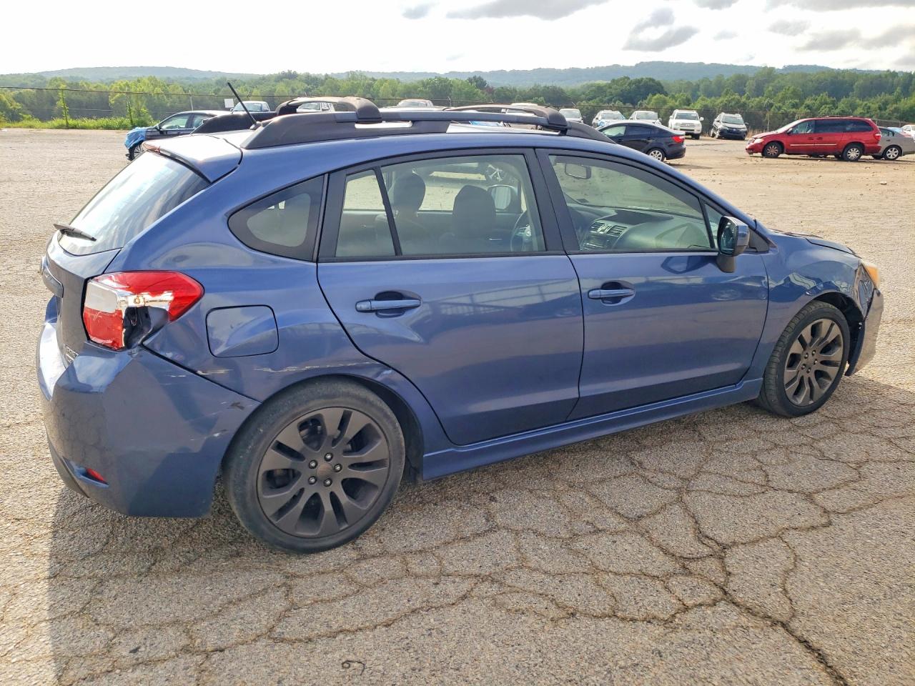 2012 Subaru Impreza Sport Premium Blue vin: JF1GPAL61CH222297