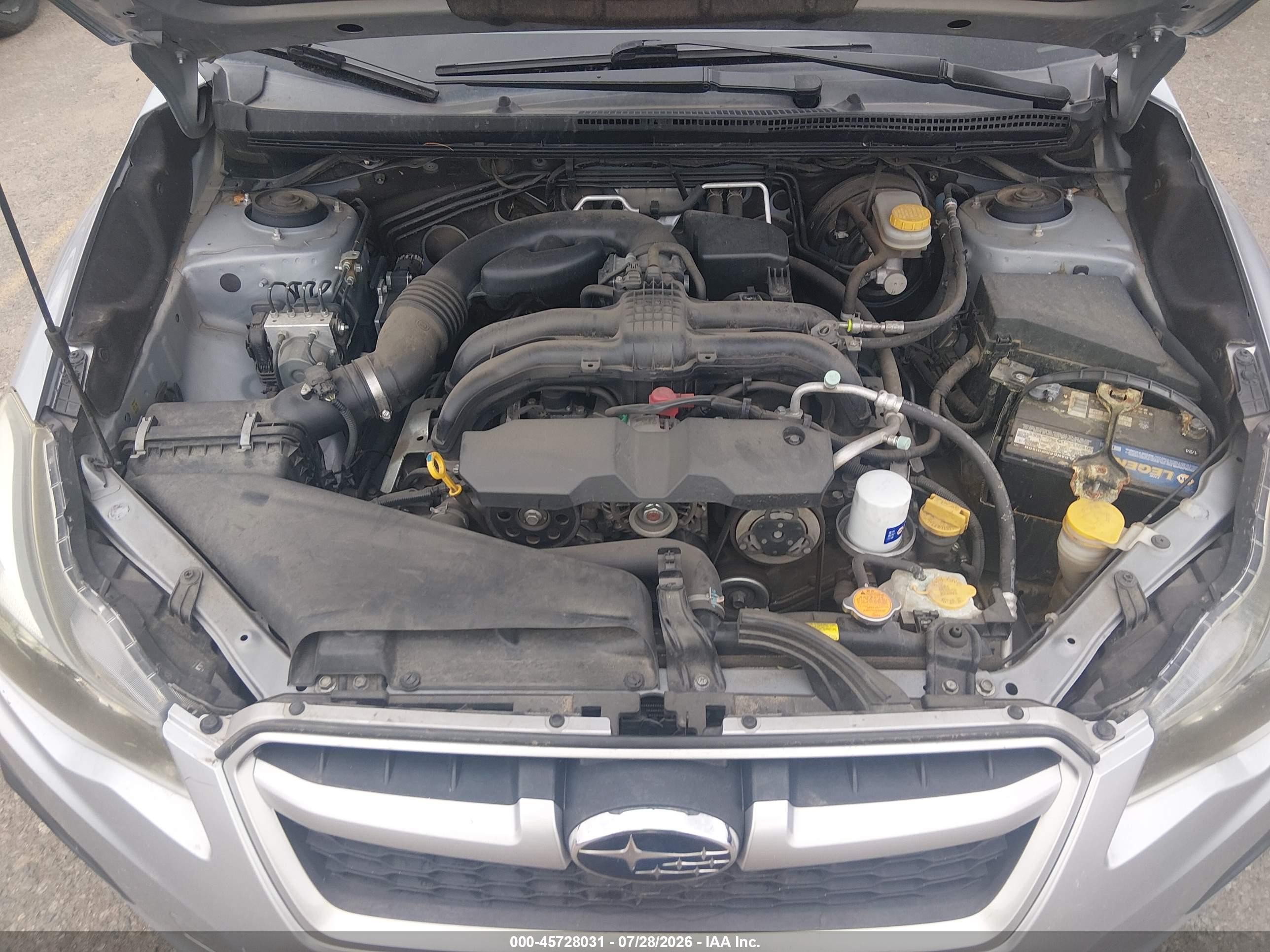 2012 Subaru Impreza 2.0i Sport Premium Silver vin: JF1GPAL61CH222512