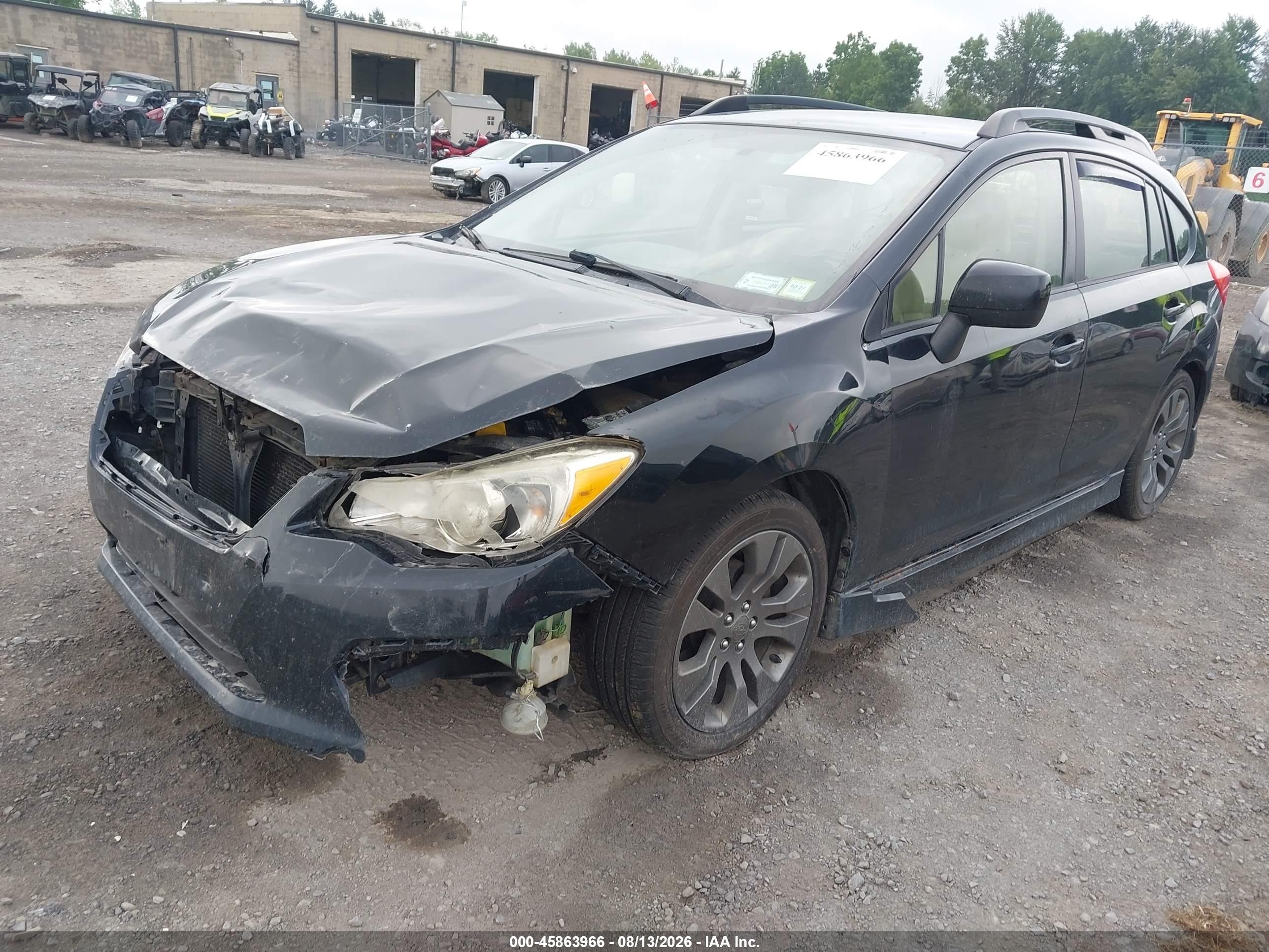 2012 Subaru Impreza 2.0i Sport Premium Black vin: JF1GPAL61CH229976