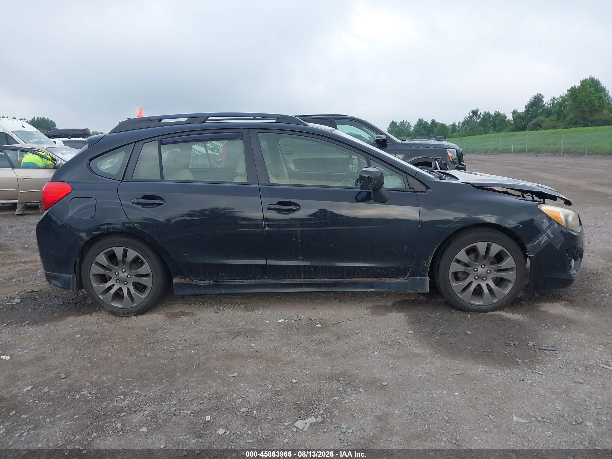 2012 Subaru Impreza 2.0i Sport Premium Black vin: JF1GPAL61CH229976