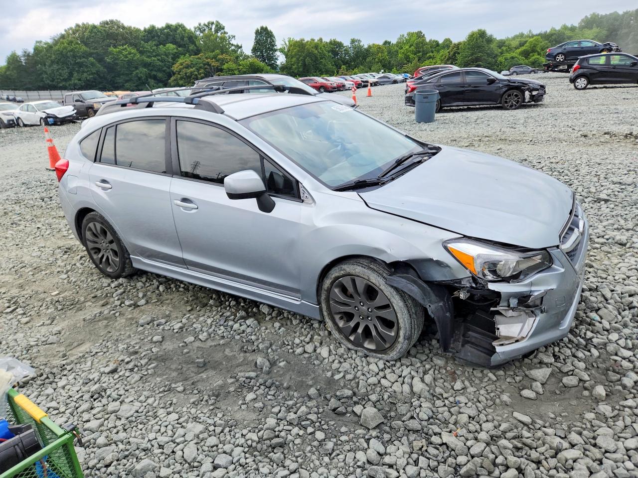 2012 Subaru Impreza Sport Premium Silver vin: JF1GPAL61CH236992