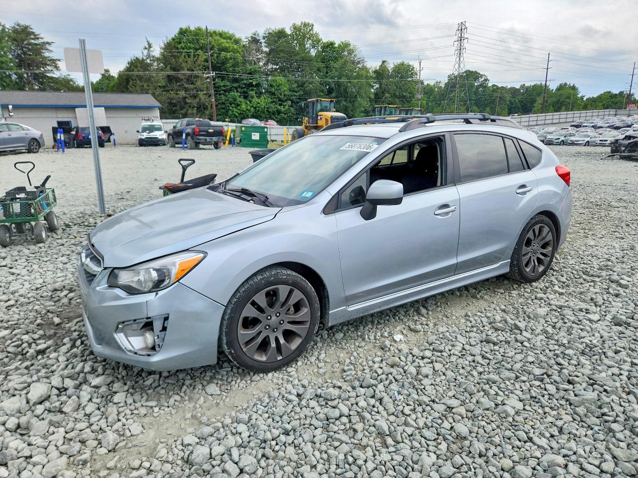 2012 Subaru Impreza Sport Premium Silver vin: JF1GPAL61CH236992