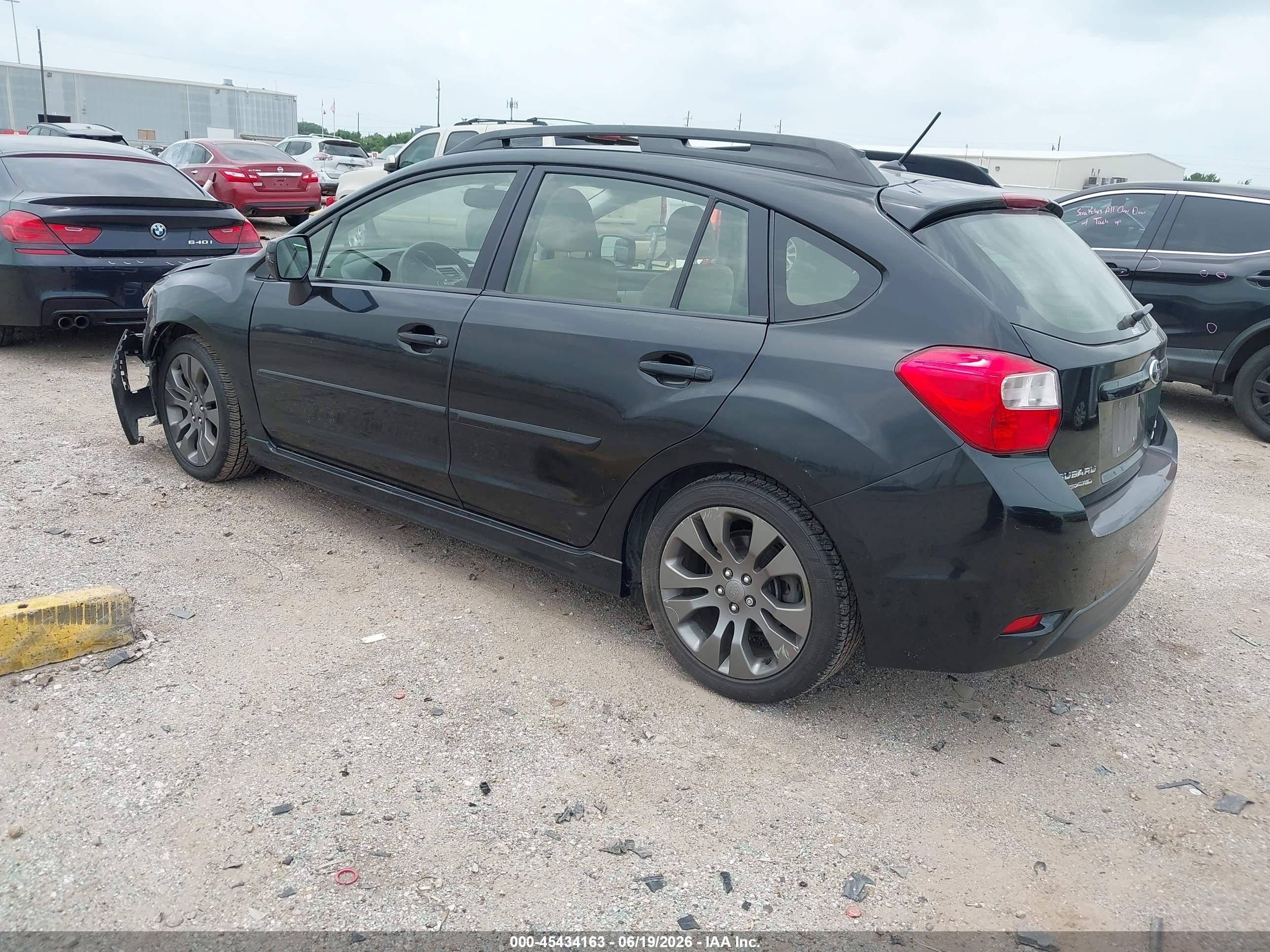 2012 Subaru Impreza 2.0i Sport Premium Black vin: JF1GPAL61CH241058