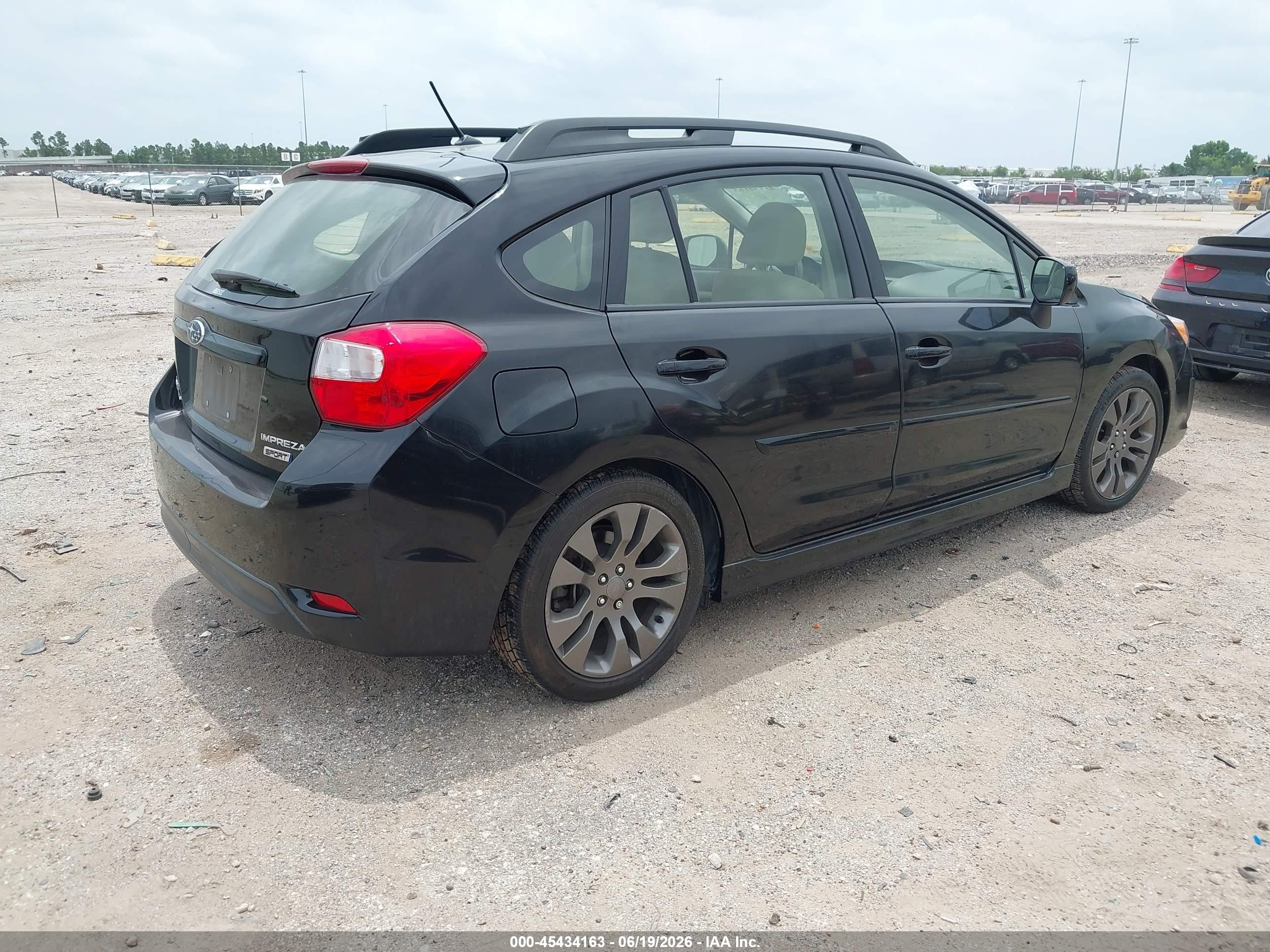 2012 Subaru Impreza 2.0i Sport Premium Black vin: JF1GPAL61CH241058