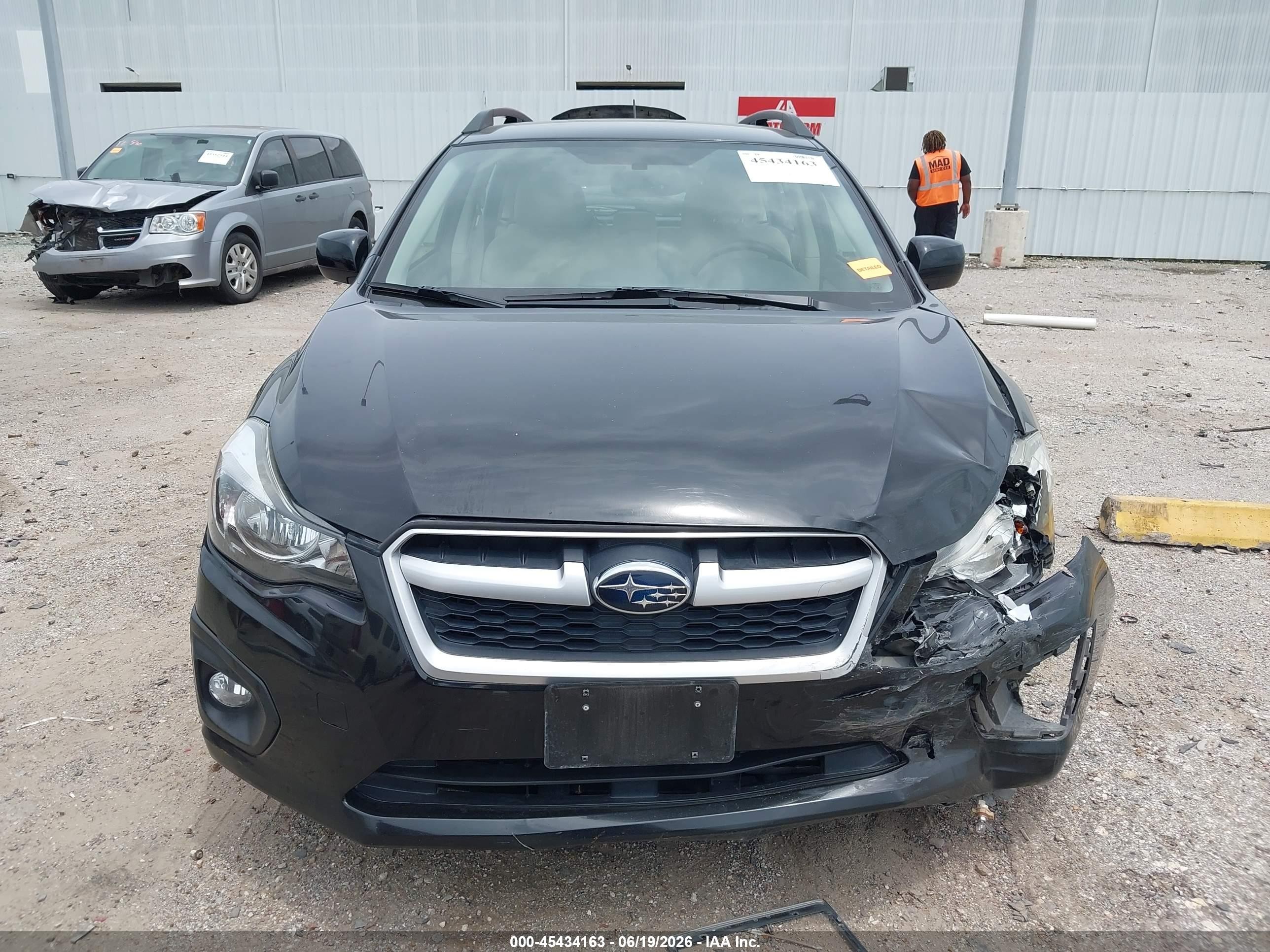 2012 Subaru Impreza 2.0i Sport Premium Black vin: JF1GPAL61CH241058