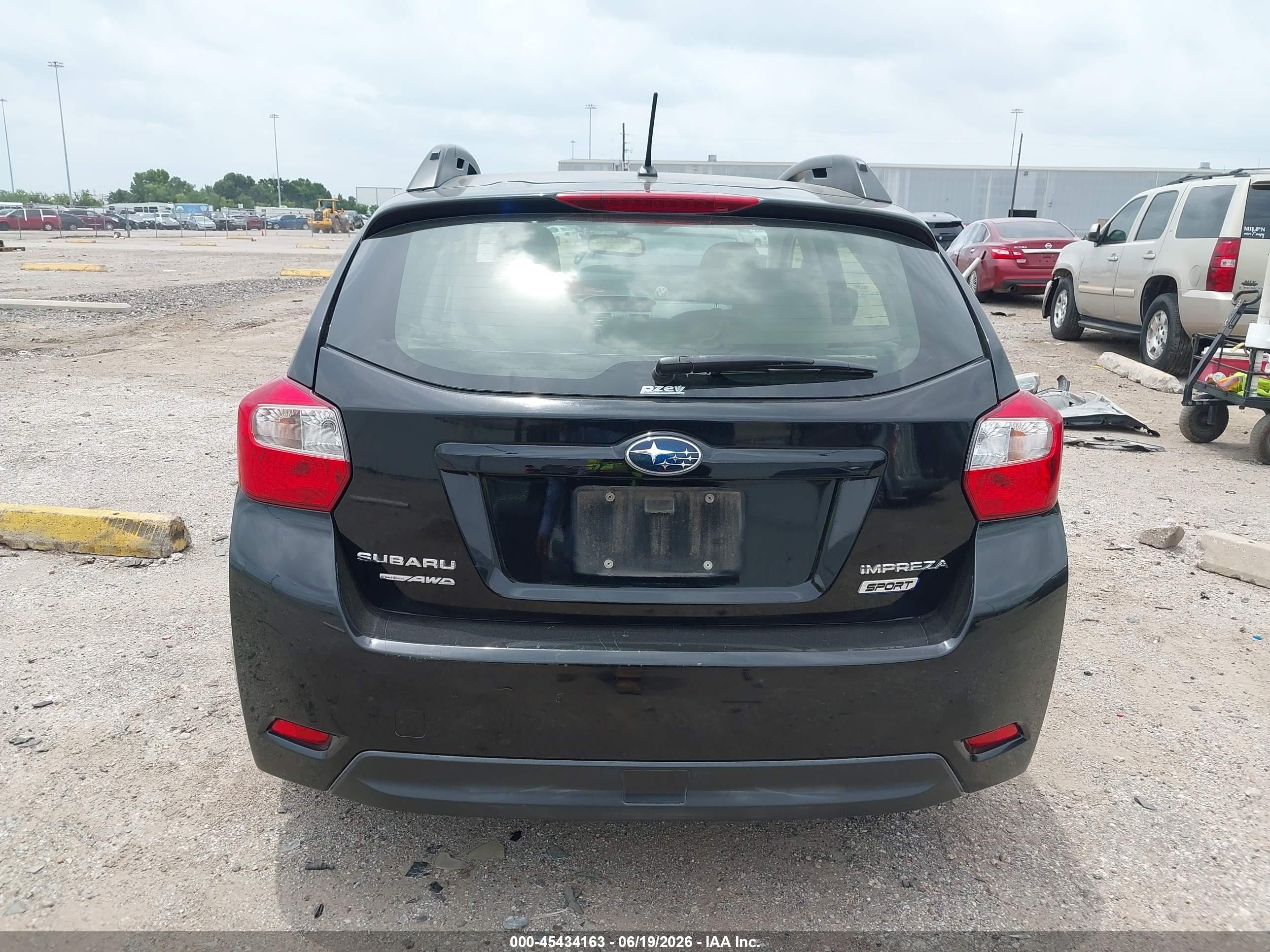 2012 Subaru Impreza 2.0i Sport Premium Black vin: JF1GPAL61CH241058