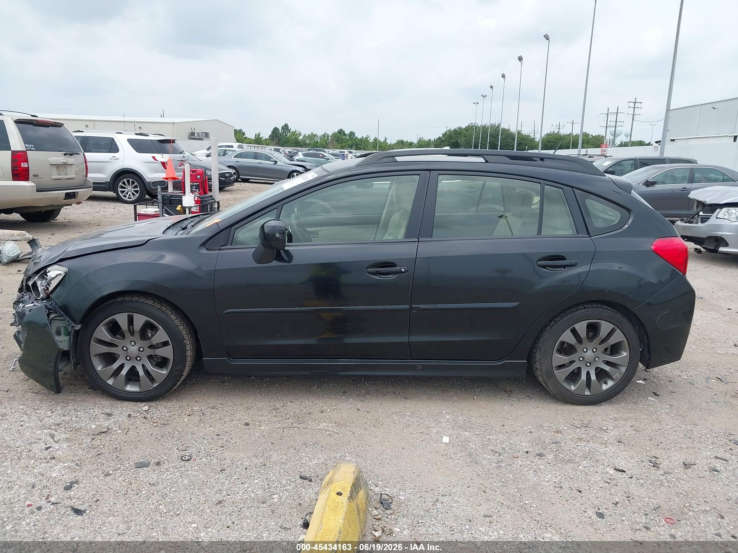 2012 Subaru Impreza 2.0i Sport Premium Black vin: JF1GPAL61CH241058
