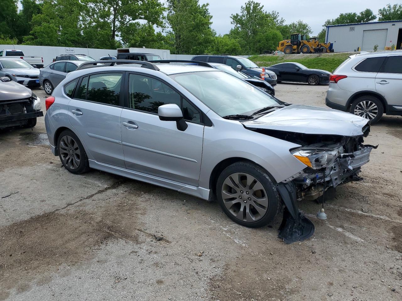 2012 Subaru Impreza Sport Premium Gray vin: JF1GPAL61CH246082