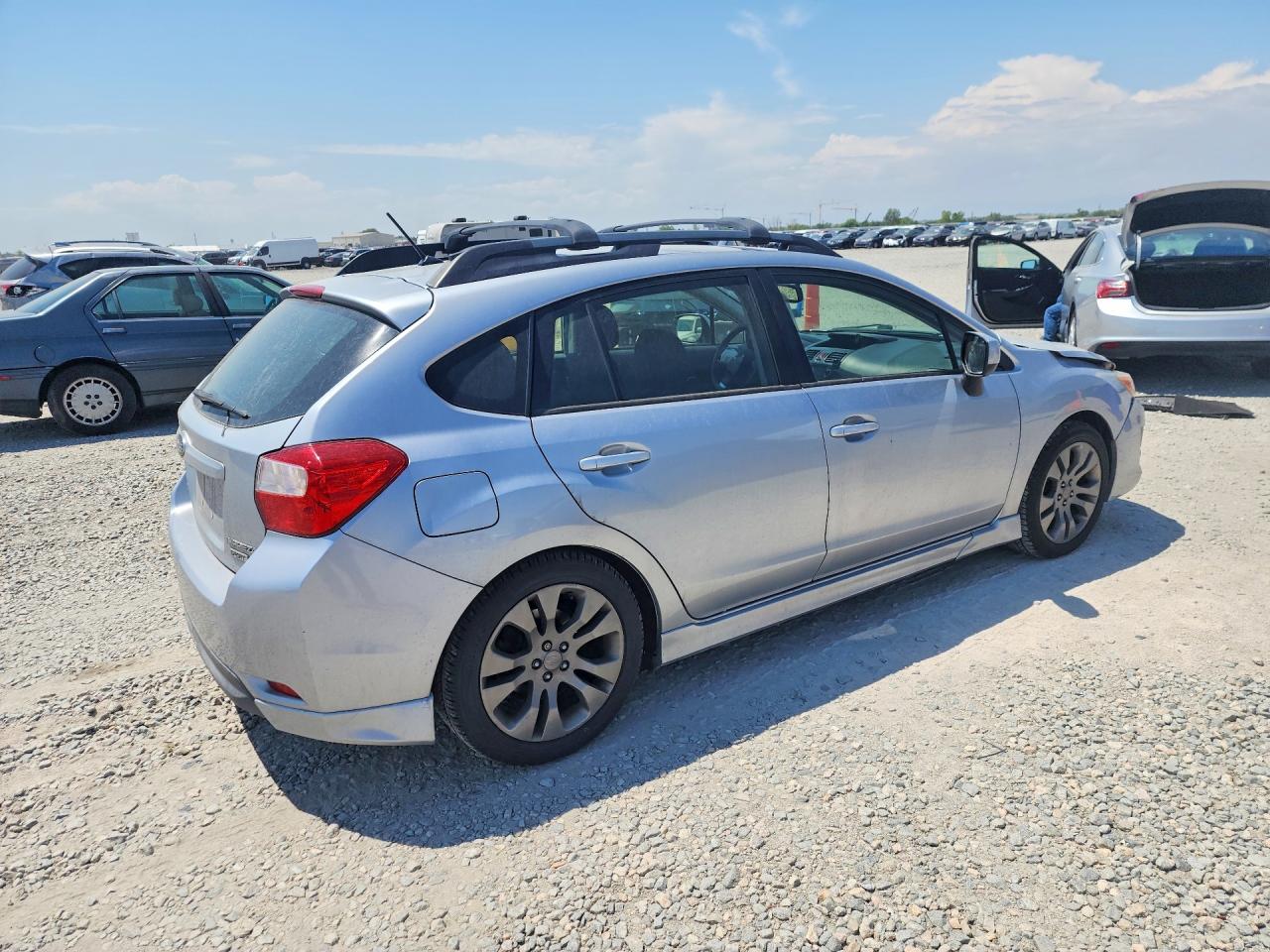 2013 Subaru Impreza Sport Premium Silver vin: JF1GPAL61D2826520