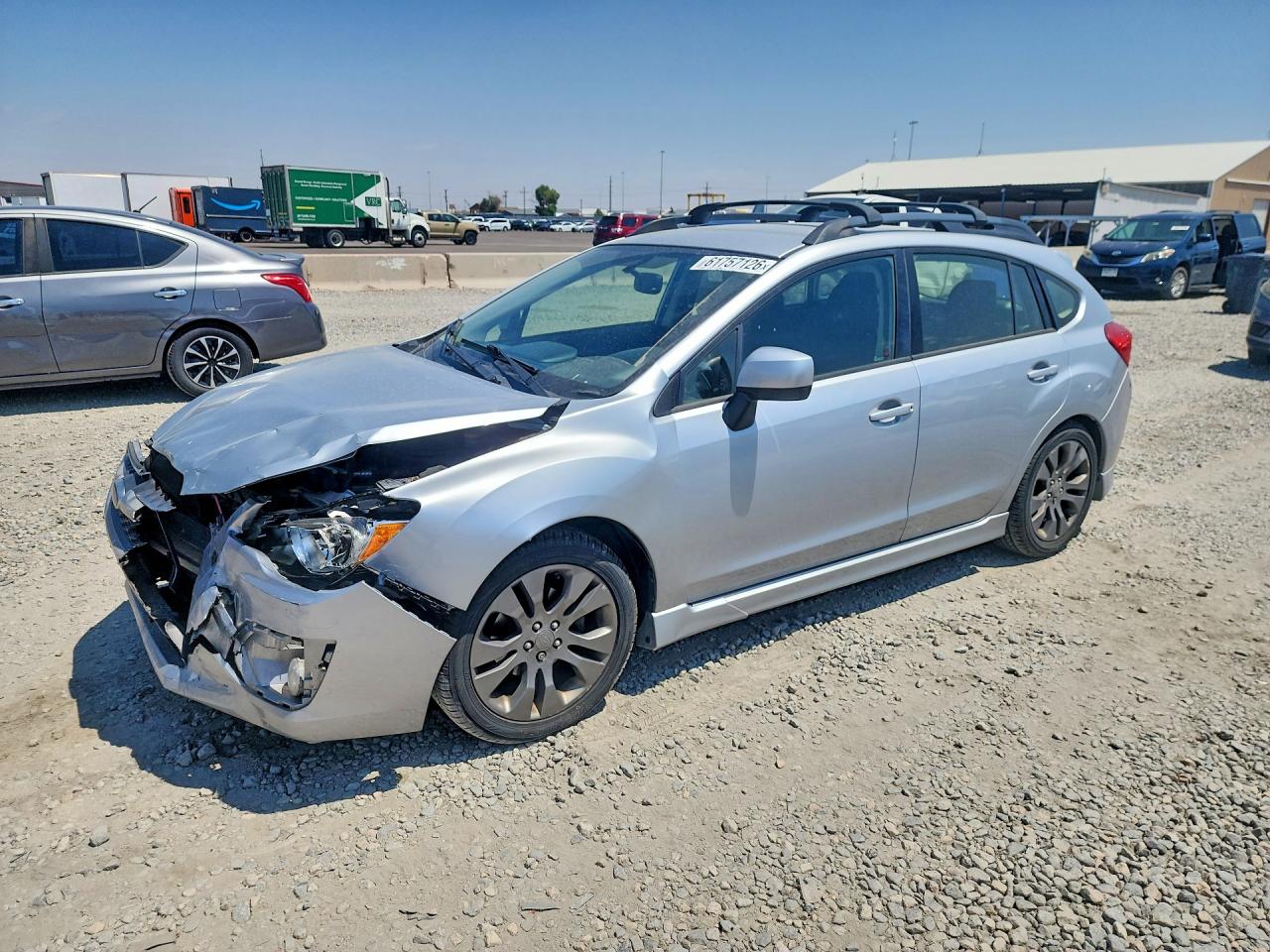 2013 Subaru Impreza Sport Premium Silver vin: JF1GPAL61D2826520