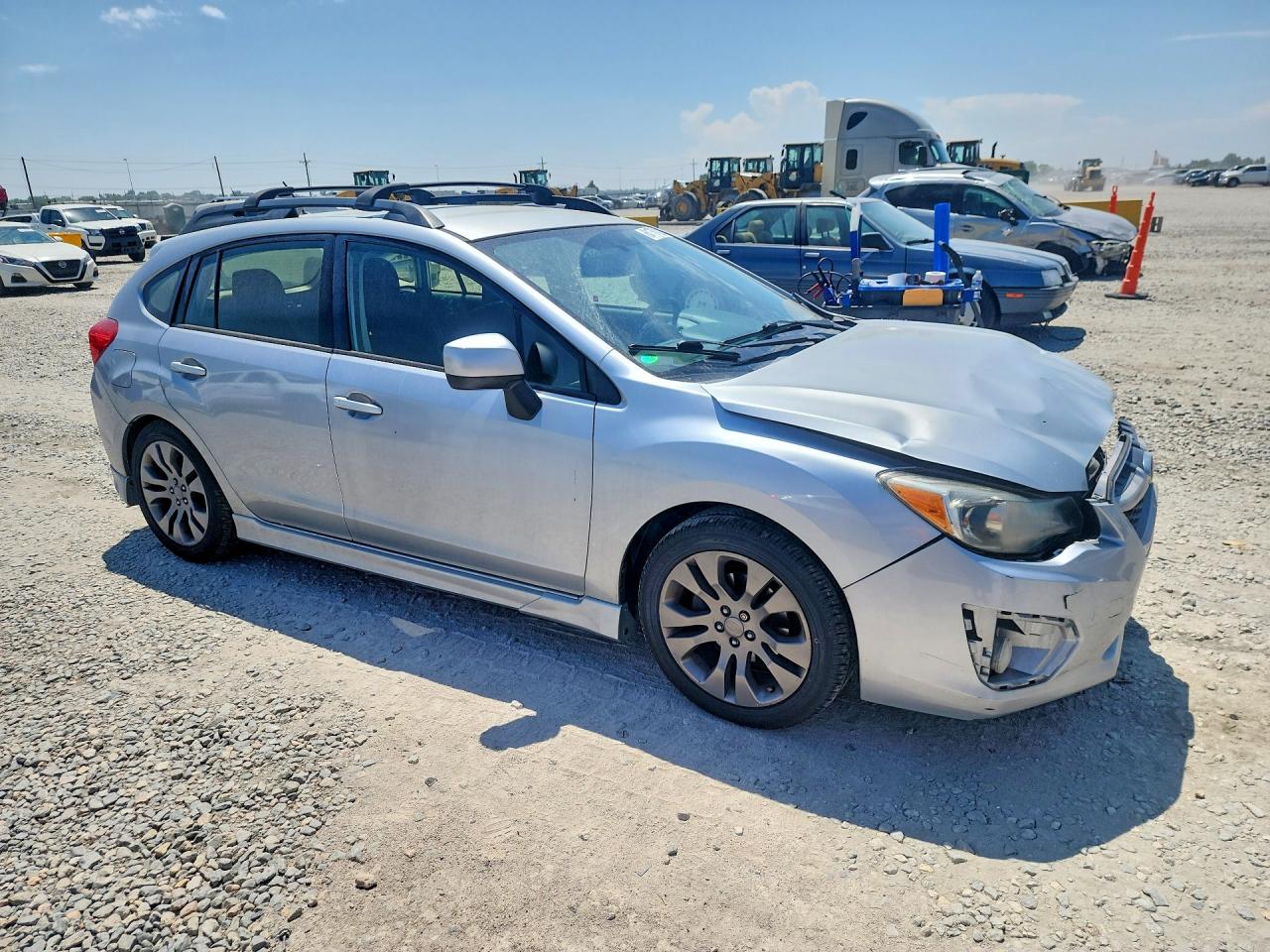 2013 Subaru Impreza Sport Premium Silver vin: JF1GPAL61D2826520