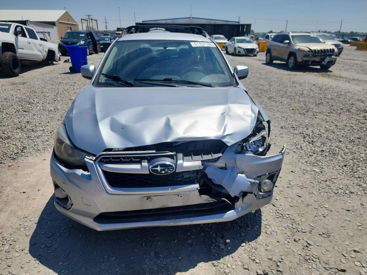 2013 Subaru Impreza Sport Premium Silver vin: JF1GPAL61D2826520