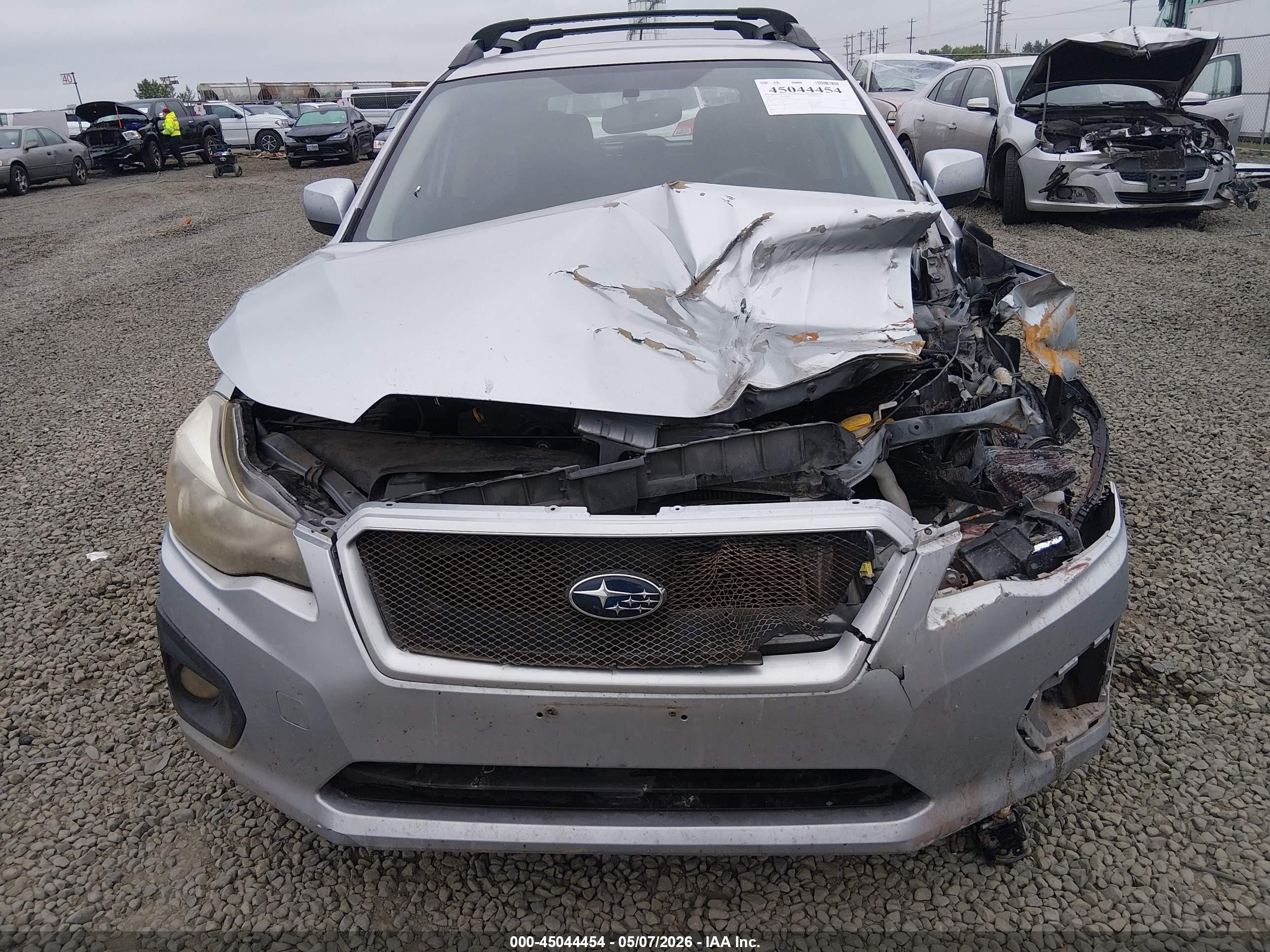 2013 Subaru Impreza 2.0i Sport Premium Silver vin: JF1GPAL61D2874325