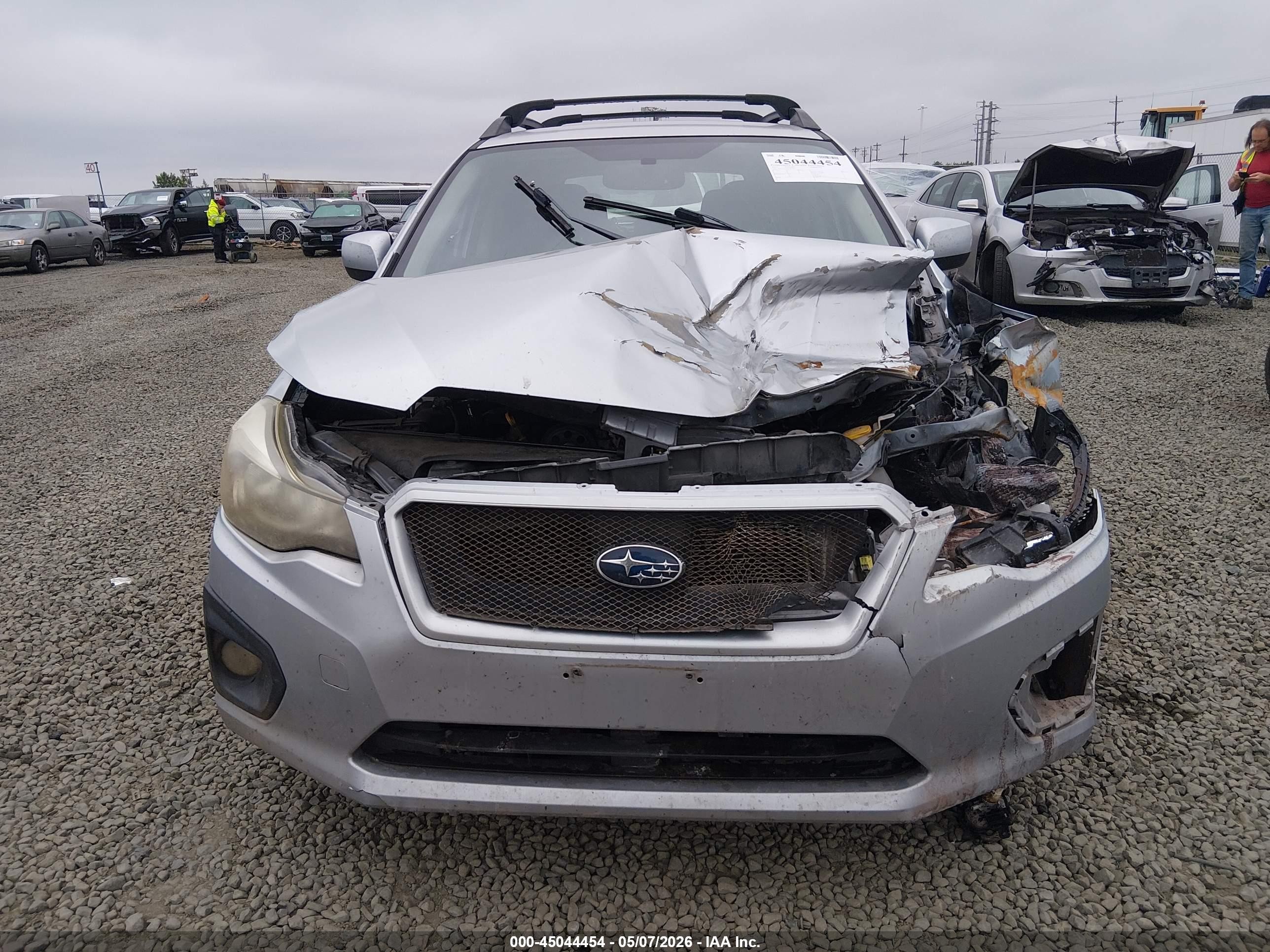 2013 Subaru Impreza 2.0i Sport Premium Silver vin: JF1GPAL61D2874325