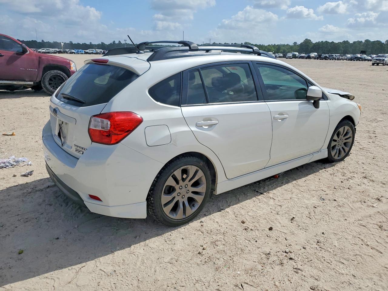 2013 Subaru Impreza Sport Premium White vin: JF1GPAL61D2899192