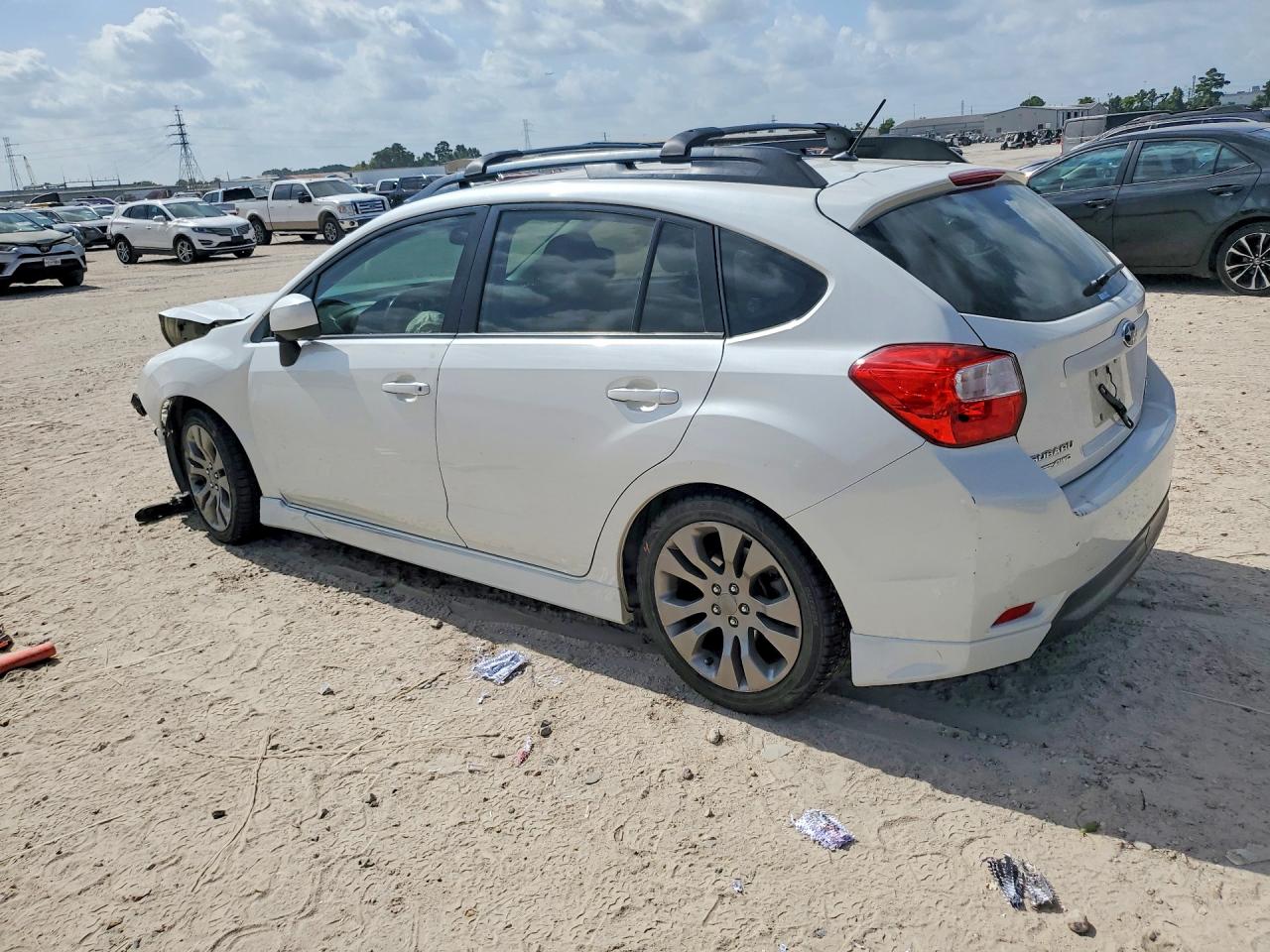 2013 Subaru Impreza Sport Premium White vin: JF1GPAL61D2899192