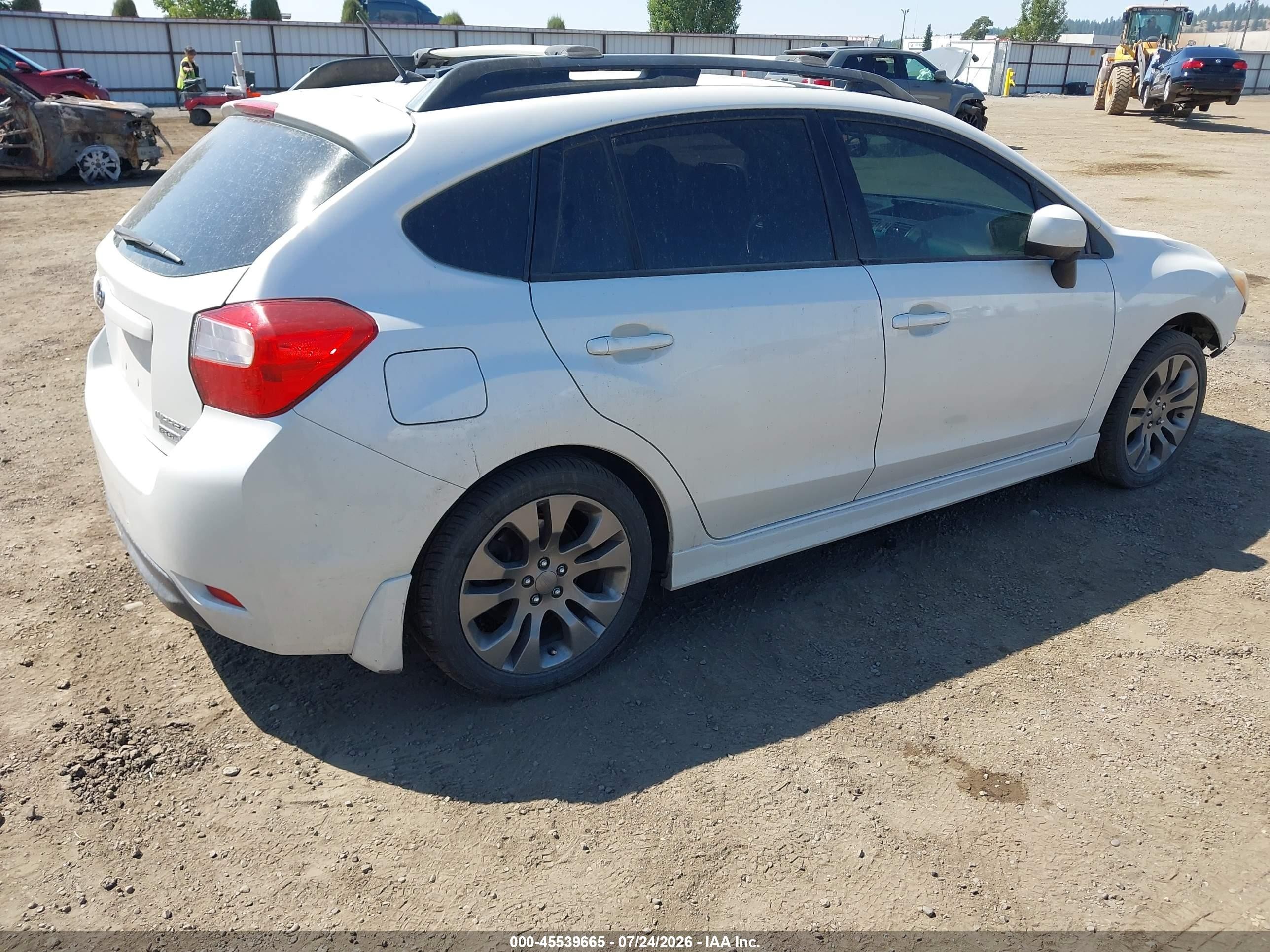 2013 Subaru Impreza 2.0i Sport Premium White vin: JF1GPAL61DG853719