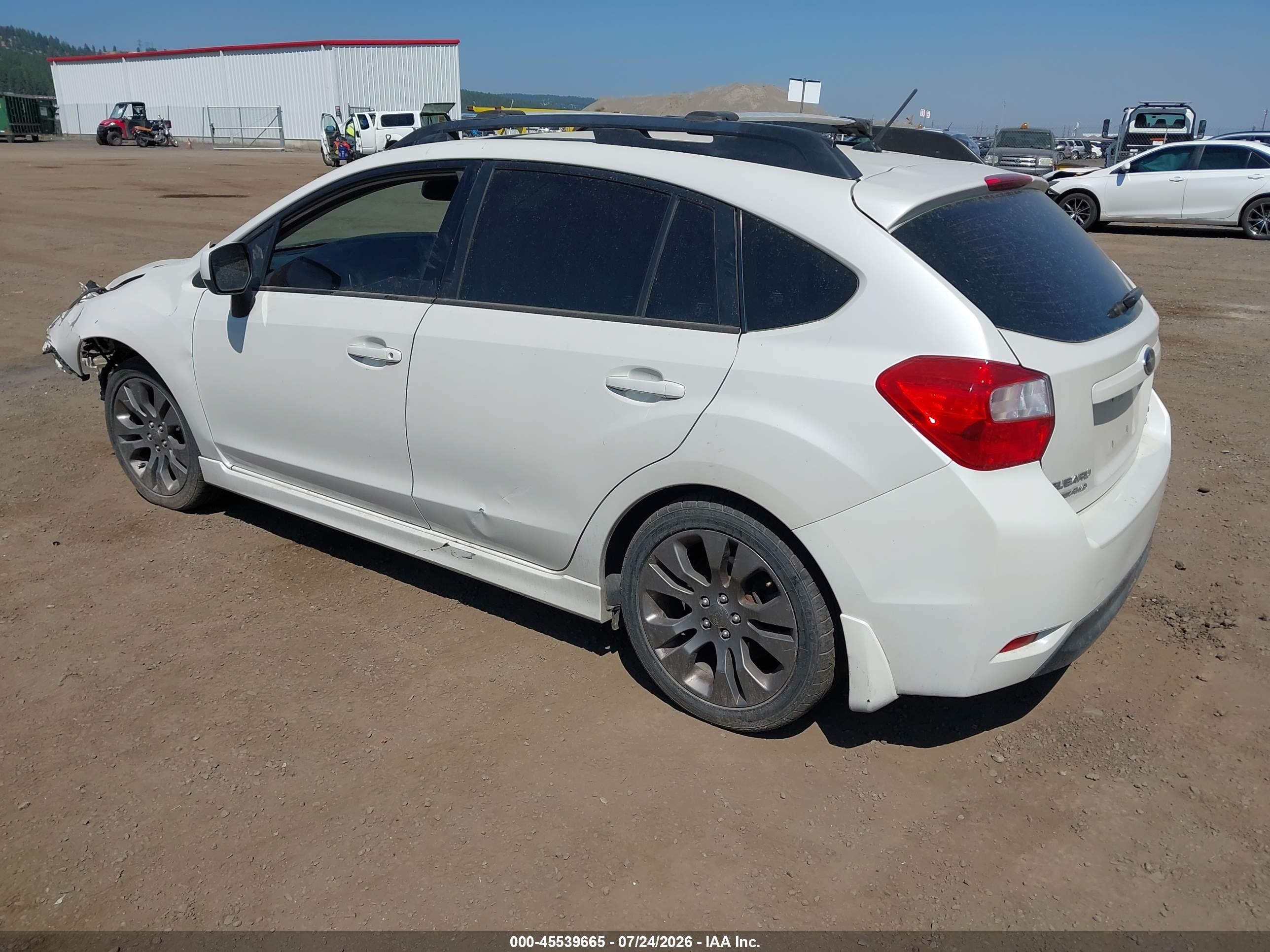 2013 Subaru Impreza 2.0i Sport Premium White vin: JF1GPAL61DG853719