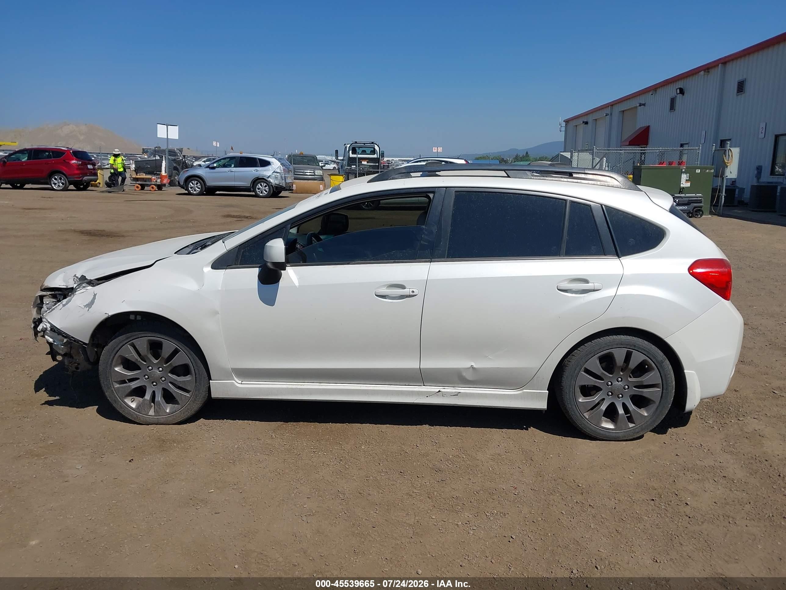 2013 Subaru Impreza 2.0i Sport Premium White vin: JF1GPAL61DG853719