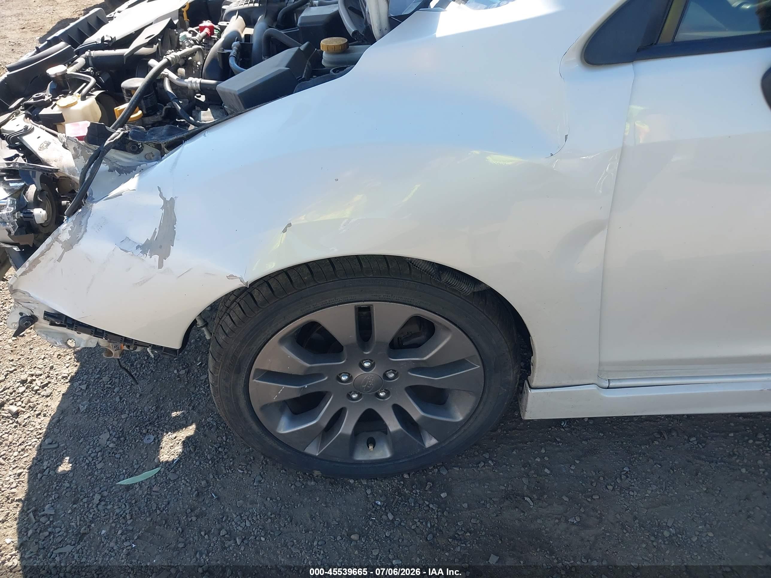 2013 Subaru Impreza 2.0i Sport Premium White vin: JF1GPAL61DG853719