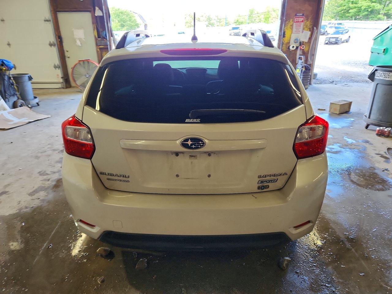 2013 Subaru Impreza Sport Premium White vin: JF1GPAL61DH859045