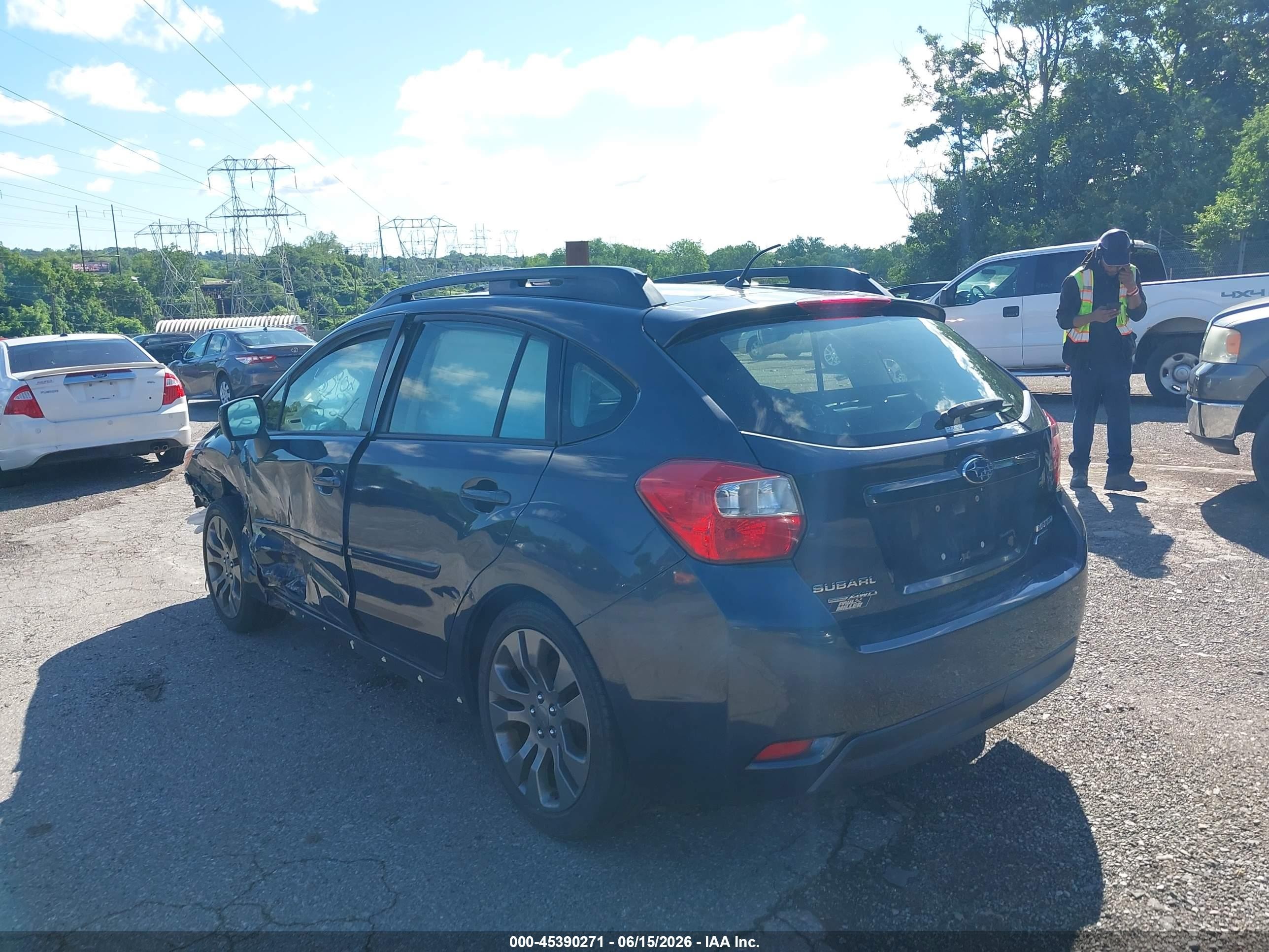 2014 Subaru Impreza 2.0i Sport Premium Gray vin: JF1GPAL61E8307899