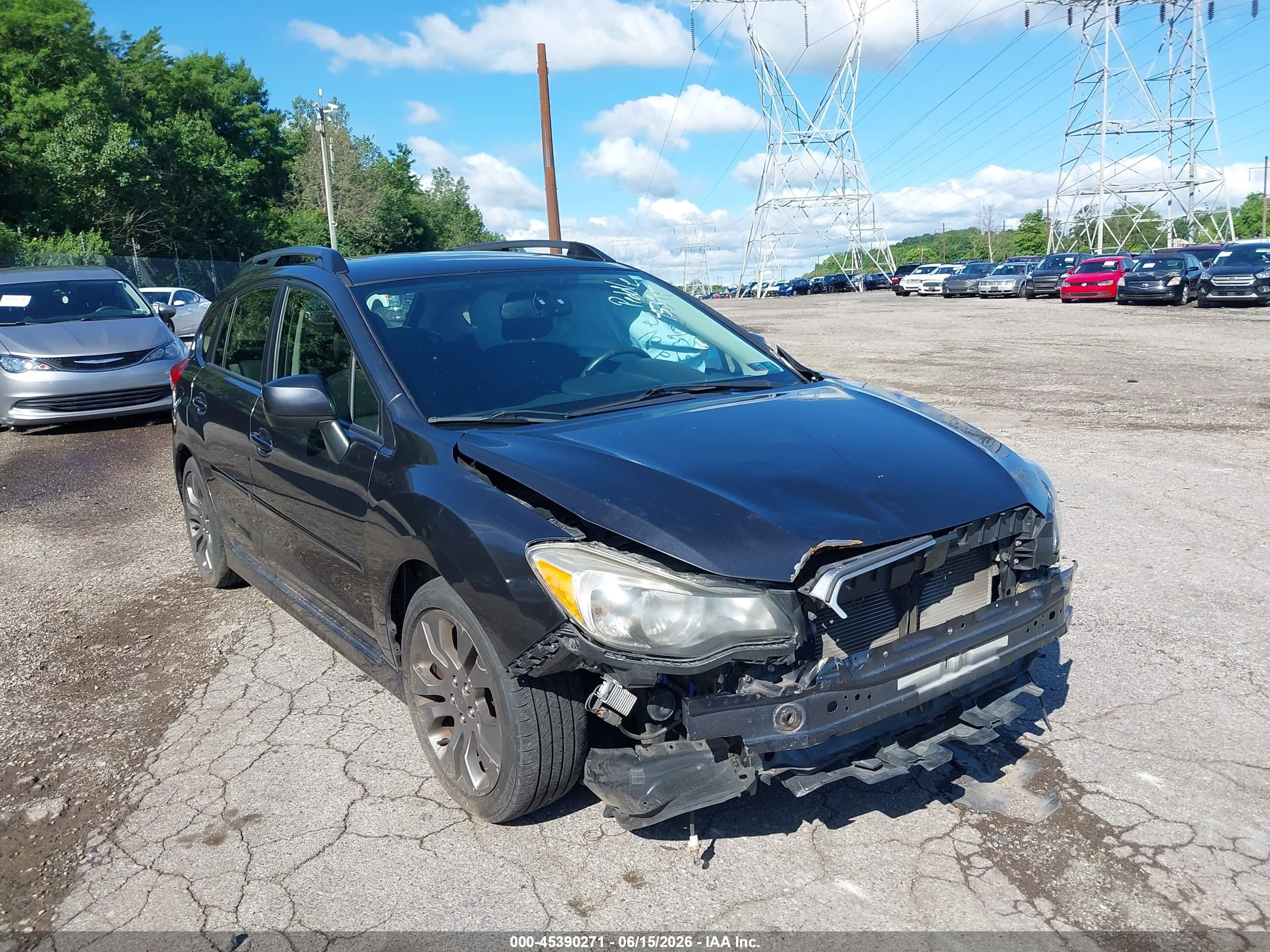 2014 Subaru Impreza 2.0i Sport Premium Gray vin: JF1GPAL61E8307899