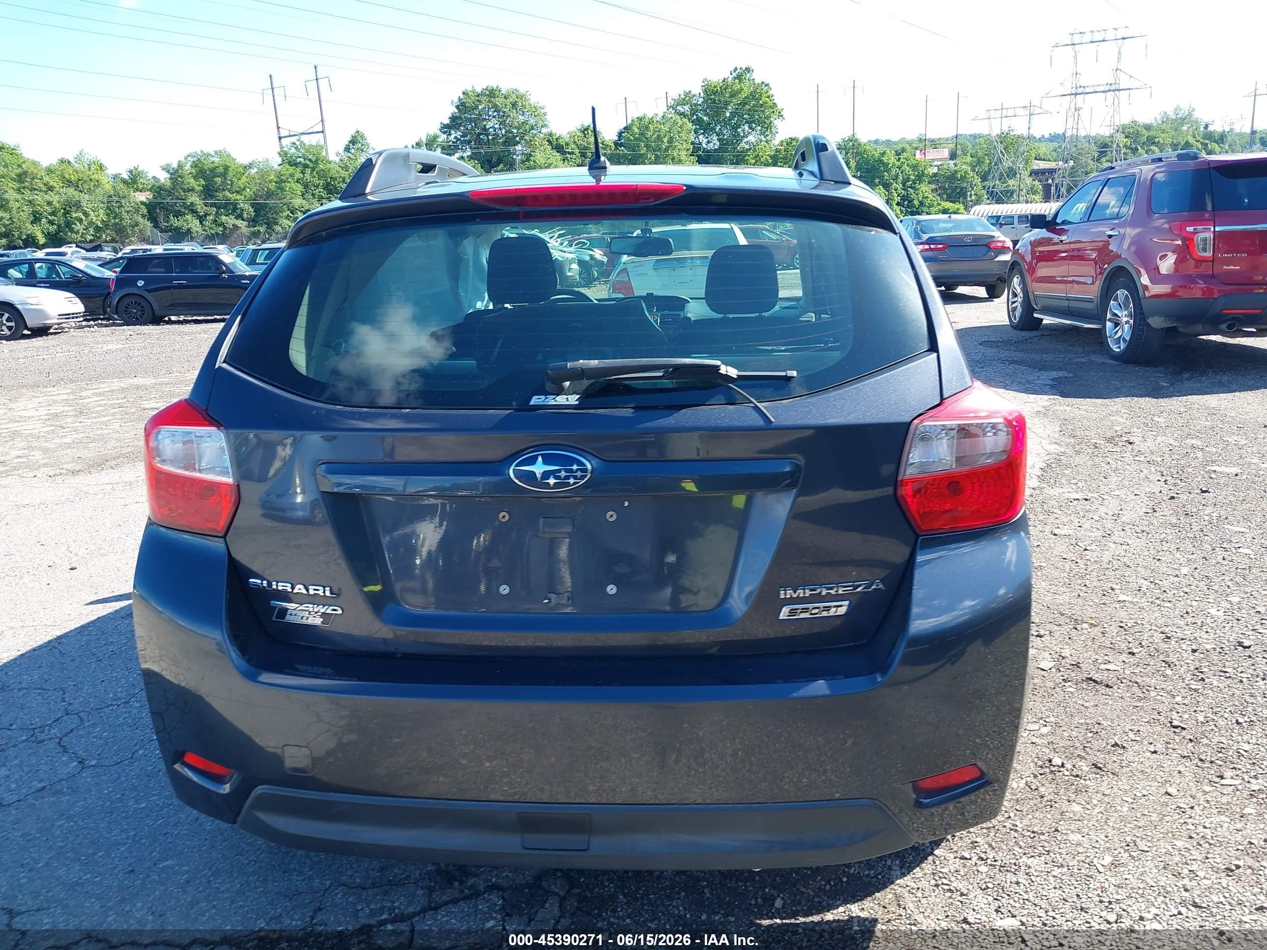 2014 Subaru Impreza 2.0i Sport Premium Gray vin: JF1GPAL61E8307899