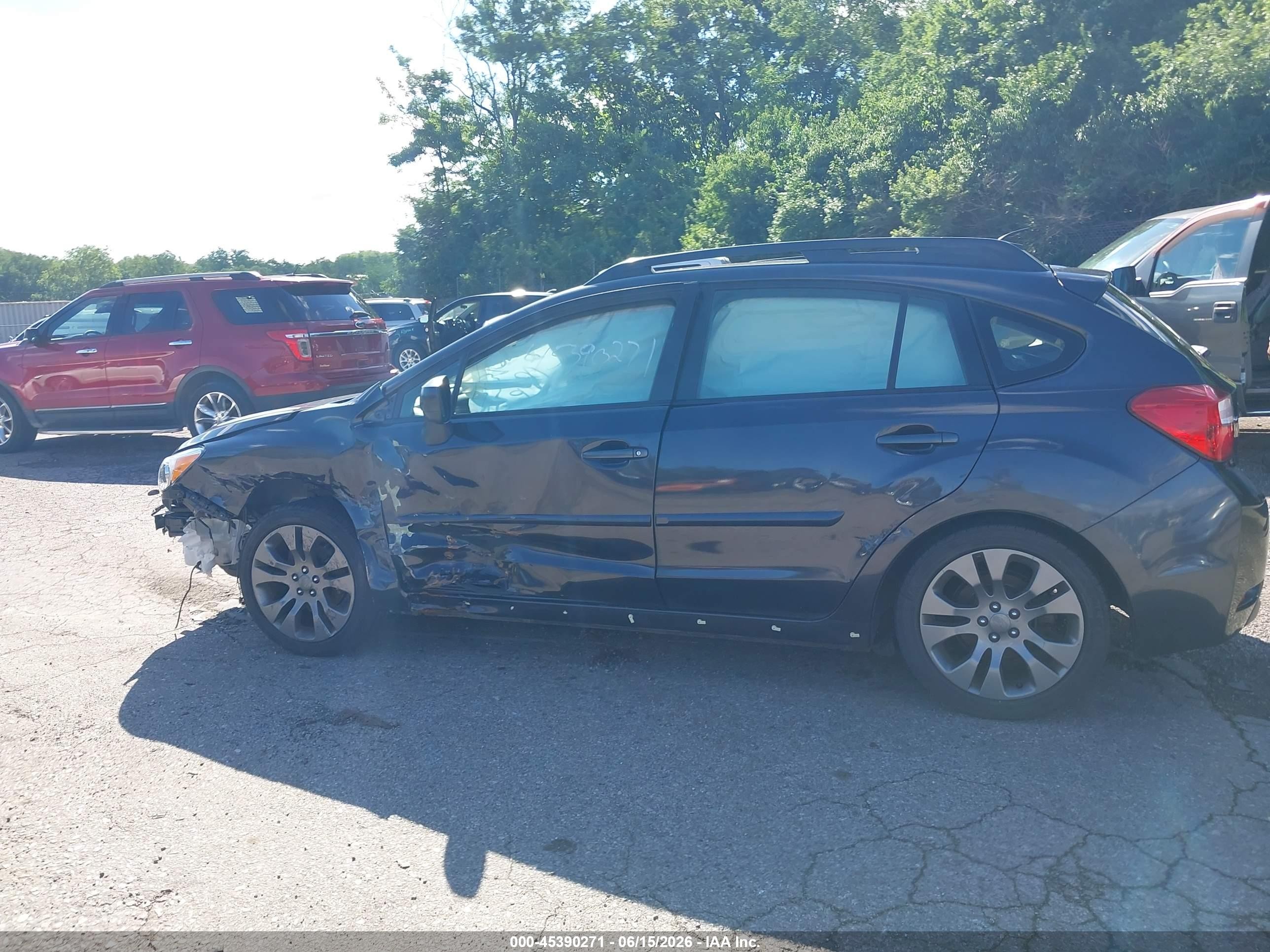 2014 Subaru Impreza 2.0i Sport Premium Gray vin: JF1GPAL61E8307899