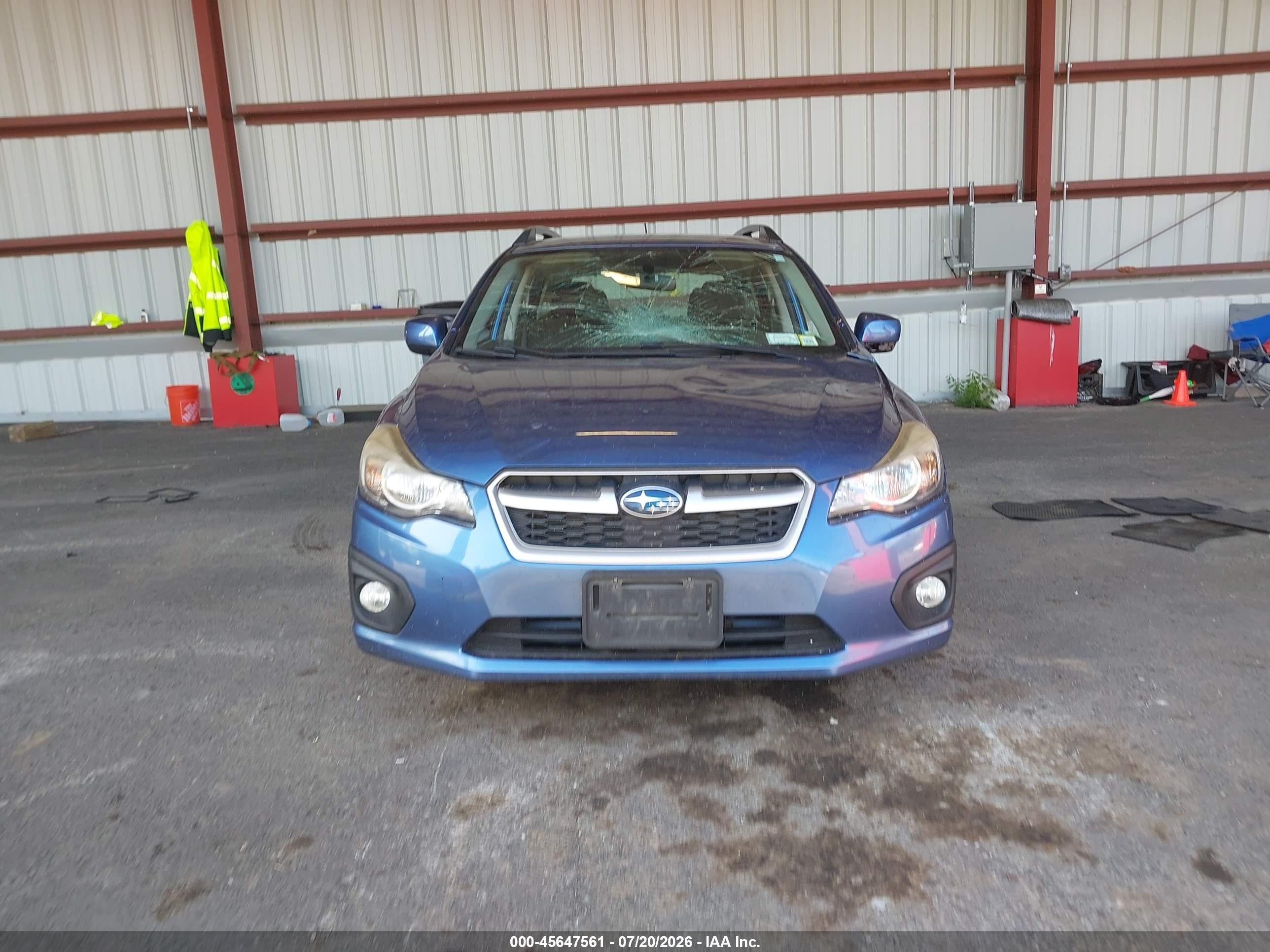 2014 Subaru Impreza 2.0i Sport Premium Blue vin: JF1GPAL61E9322526