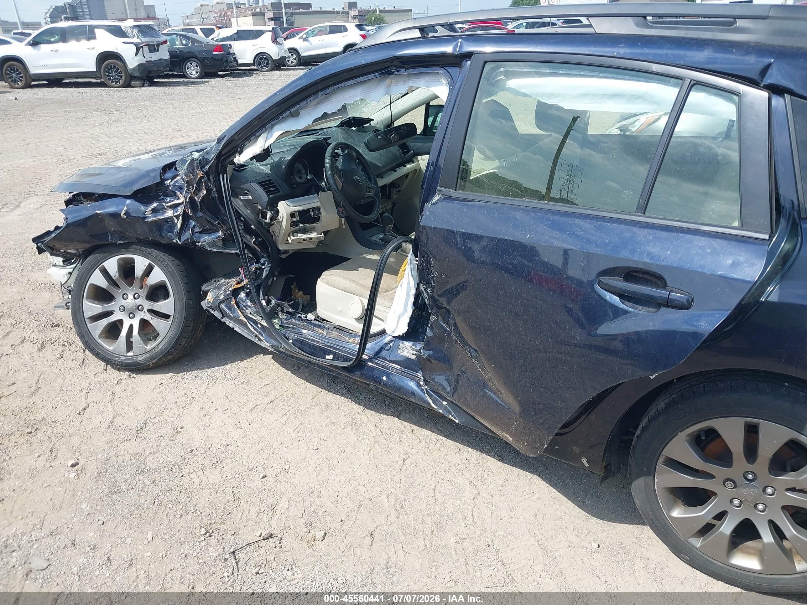 2014 Subaru Impreza 2.0i Sport Premium Blue vin: JF1GPAL61EH223338