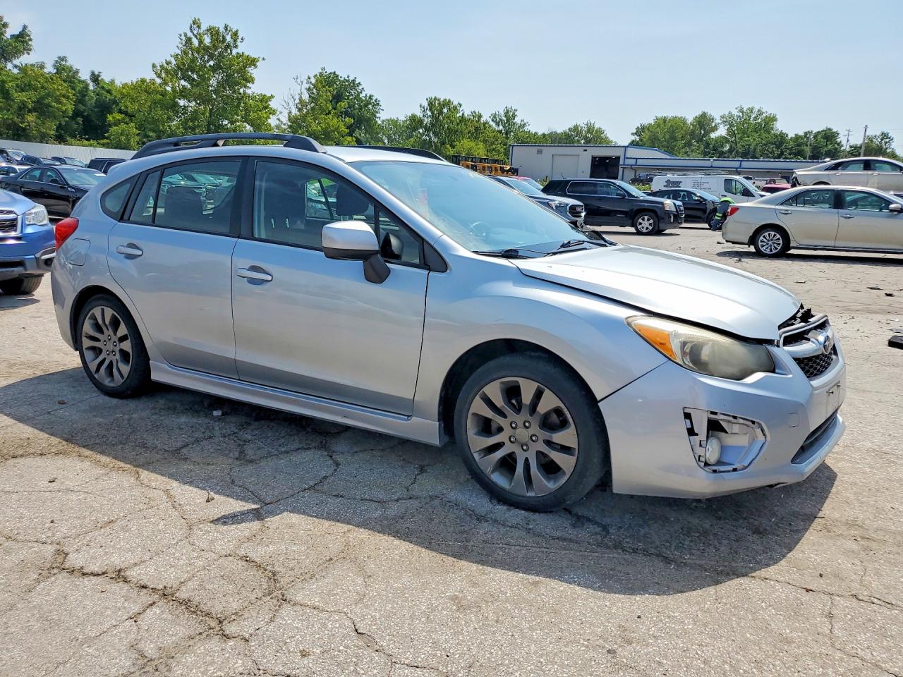 2012 Subaru Impreza Sport Premium Silver vin: JF1GPAL62CH205475
