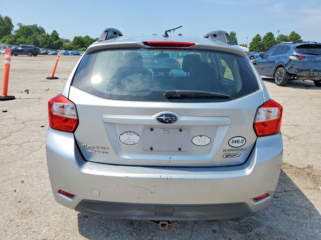 2012 Subaru Impreza Sport Premium Silver vin: JF1GPAL62CH205475