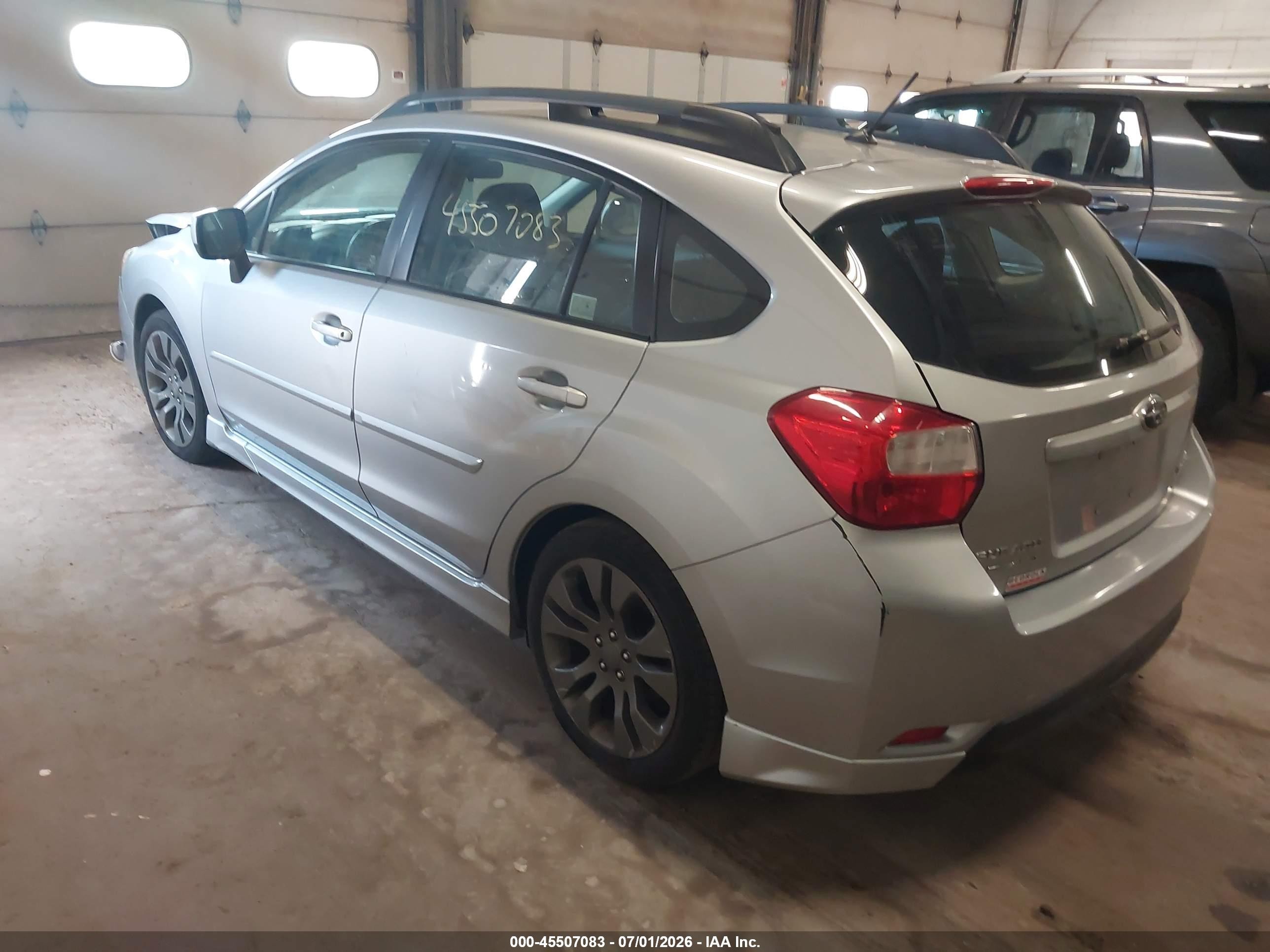 2012 Subaru Impreza 2.0i Sport Premium Silver vin: JF1GPAL62CH207078