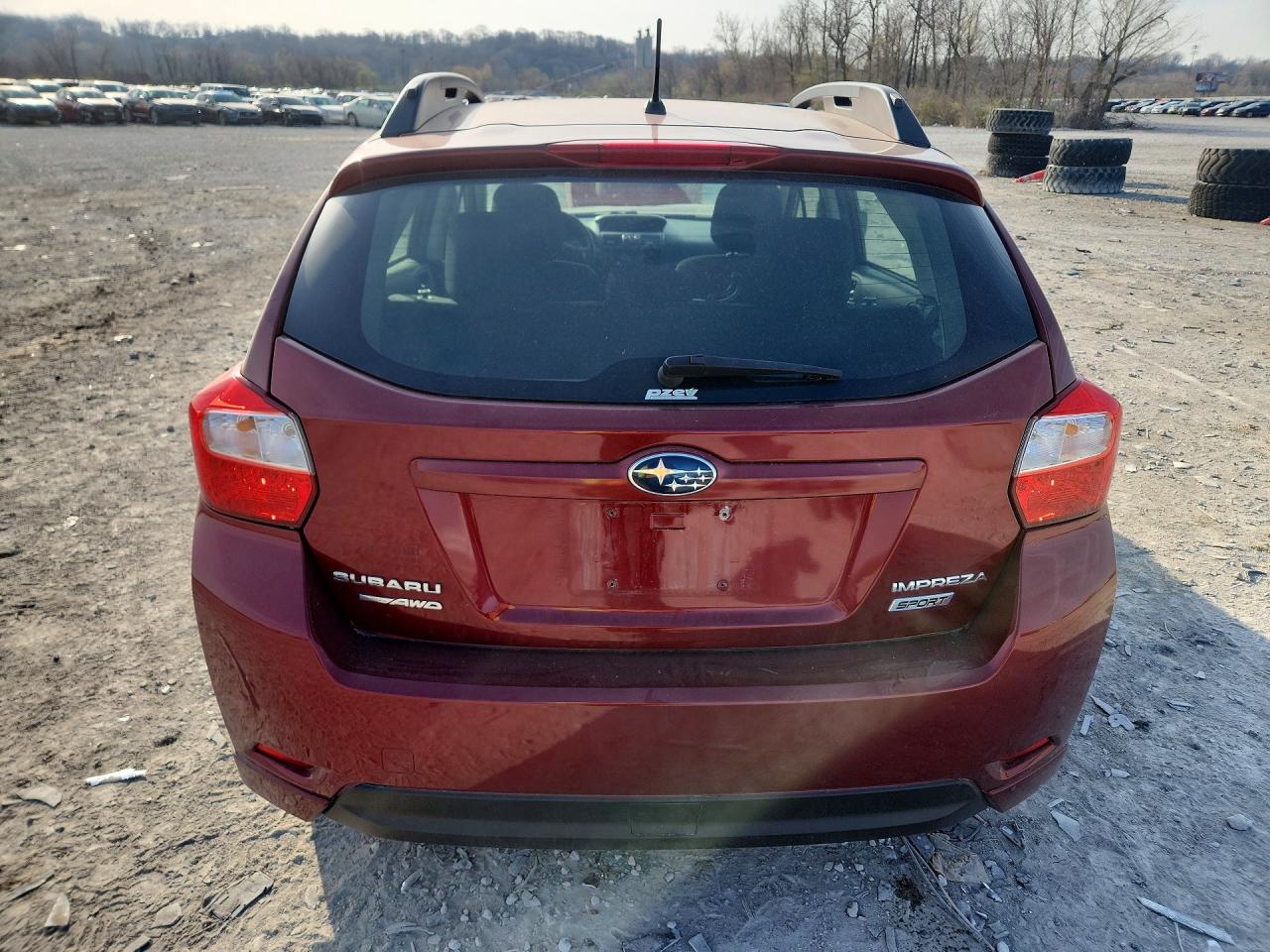 2012 Subaru Impreza Sport Premium Maroon vin: JF1GPAL62CH212099