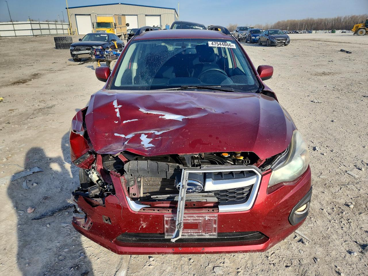 2012 Subaru Impreza Sport Premium Maroon vin: JF1GPAL62CH212099