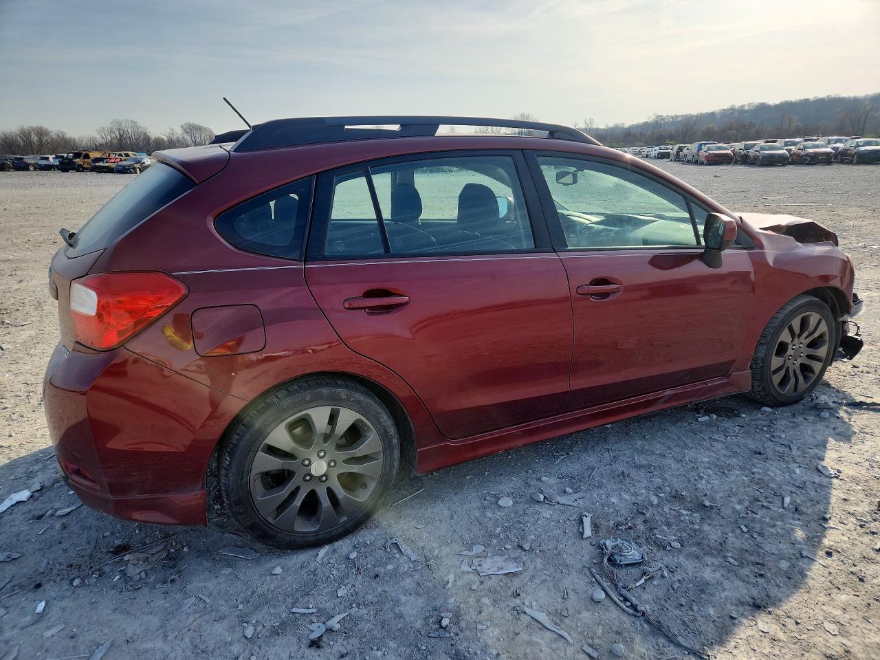 2012 Subaru Impreza Sport Premium Maroon vin: JF1GPAL62CH212099