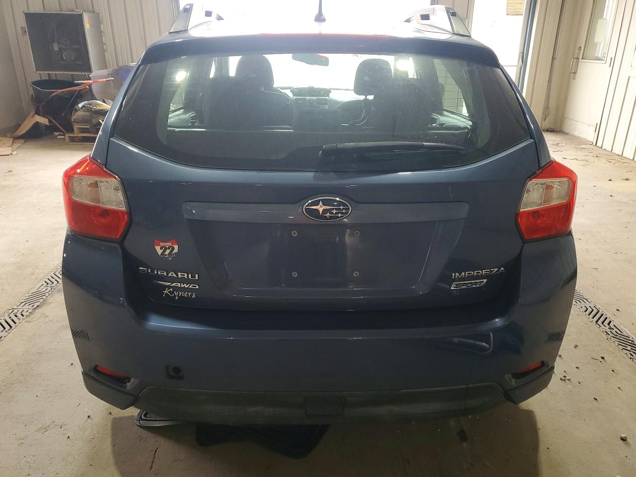 2012 Subaru Impreza Sport Premium Blue vin: JF1GPAL62CH225984