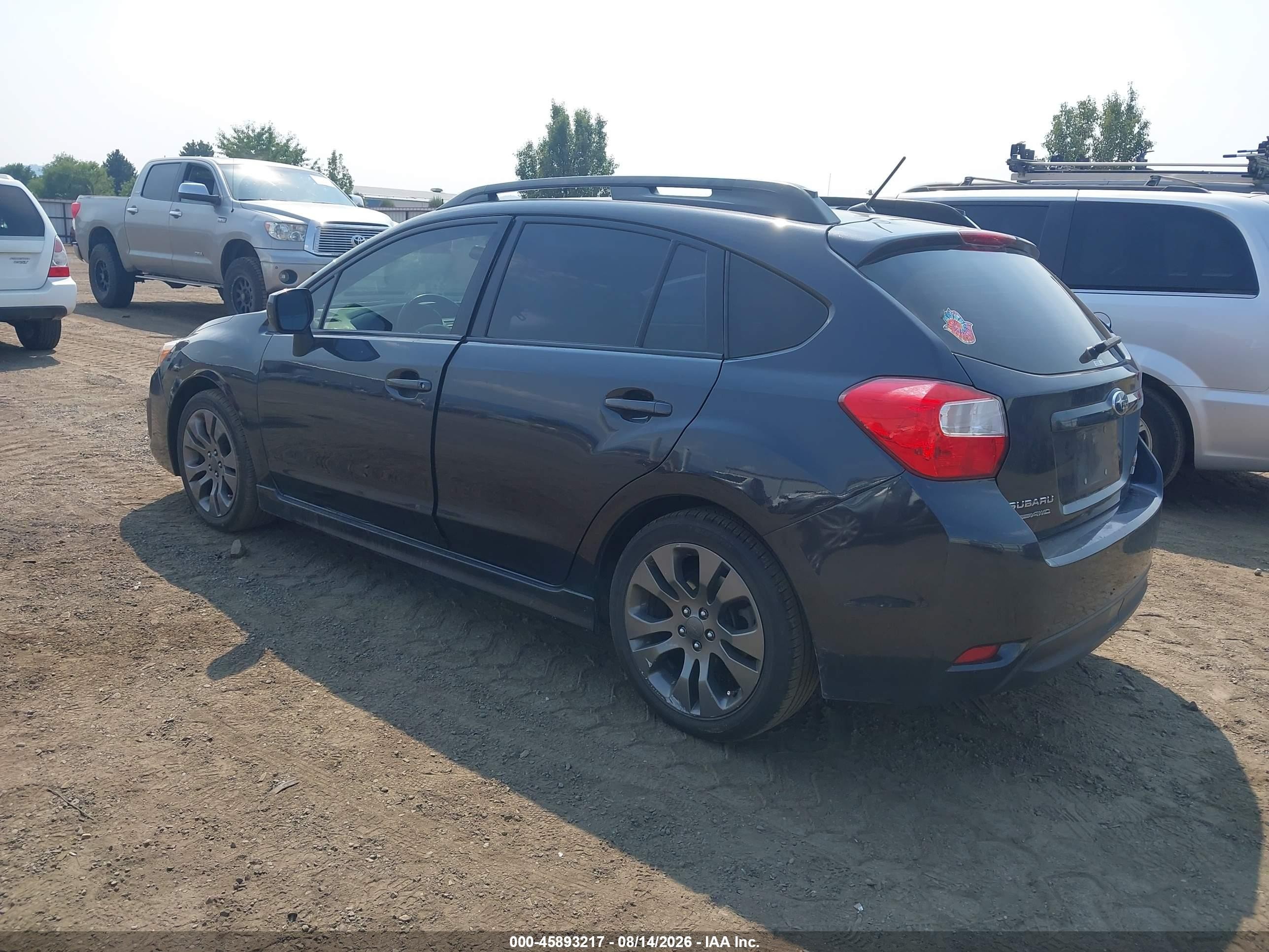 2012 Subaru Impreza 2.0i Sport Premium Серый vin: JF1GPAL62CH231946
