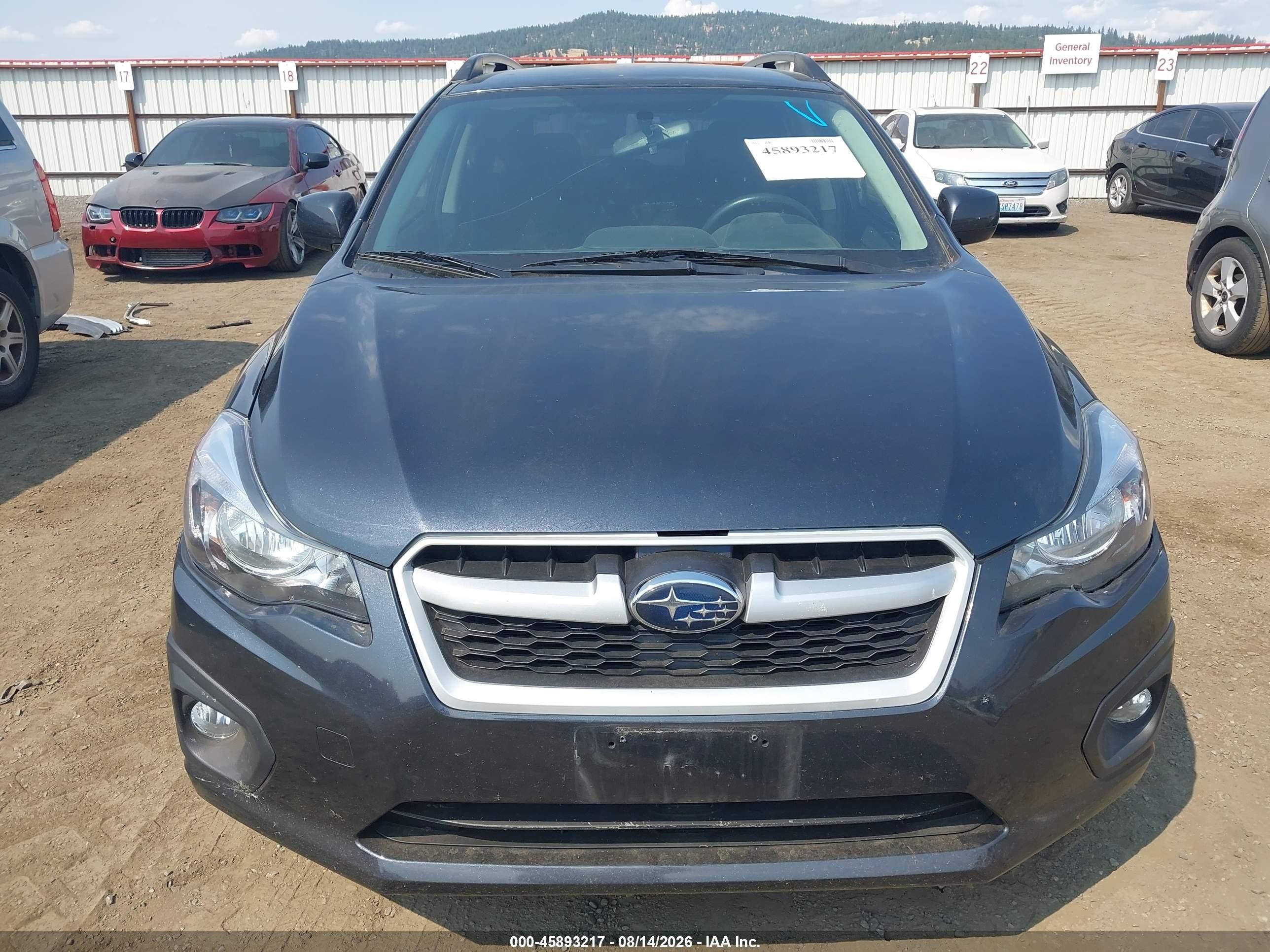 2012 Subaru Impreza 2.0i Sport Premium Серый vin: JF1GPAL62CH231946