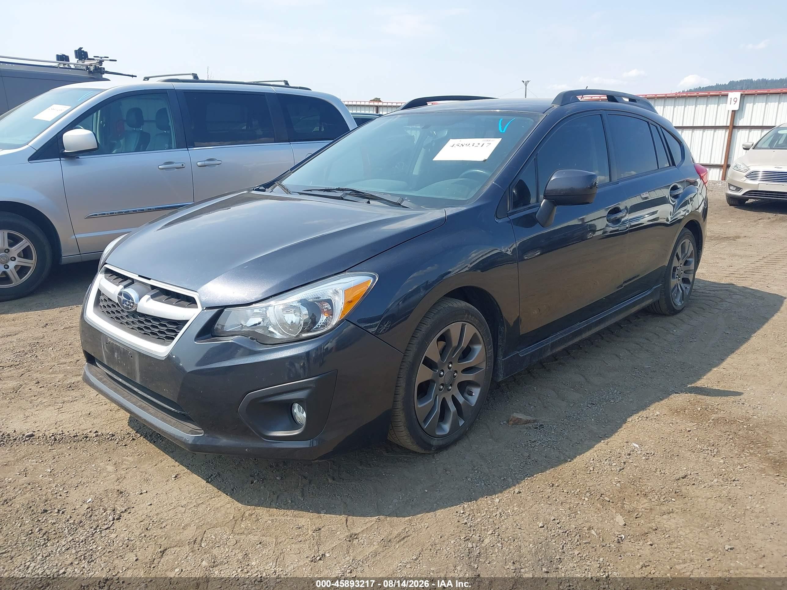 2012 Subaru Impreza 2.0i Sport Premium Серый vin: JF1GPAL62CH231946
