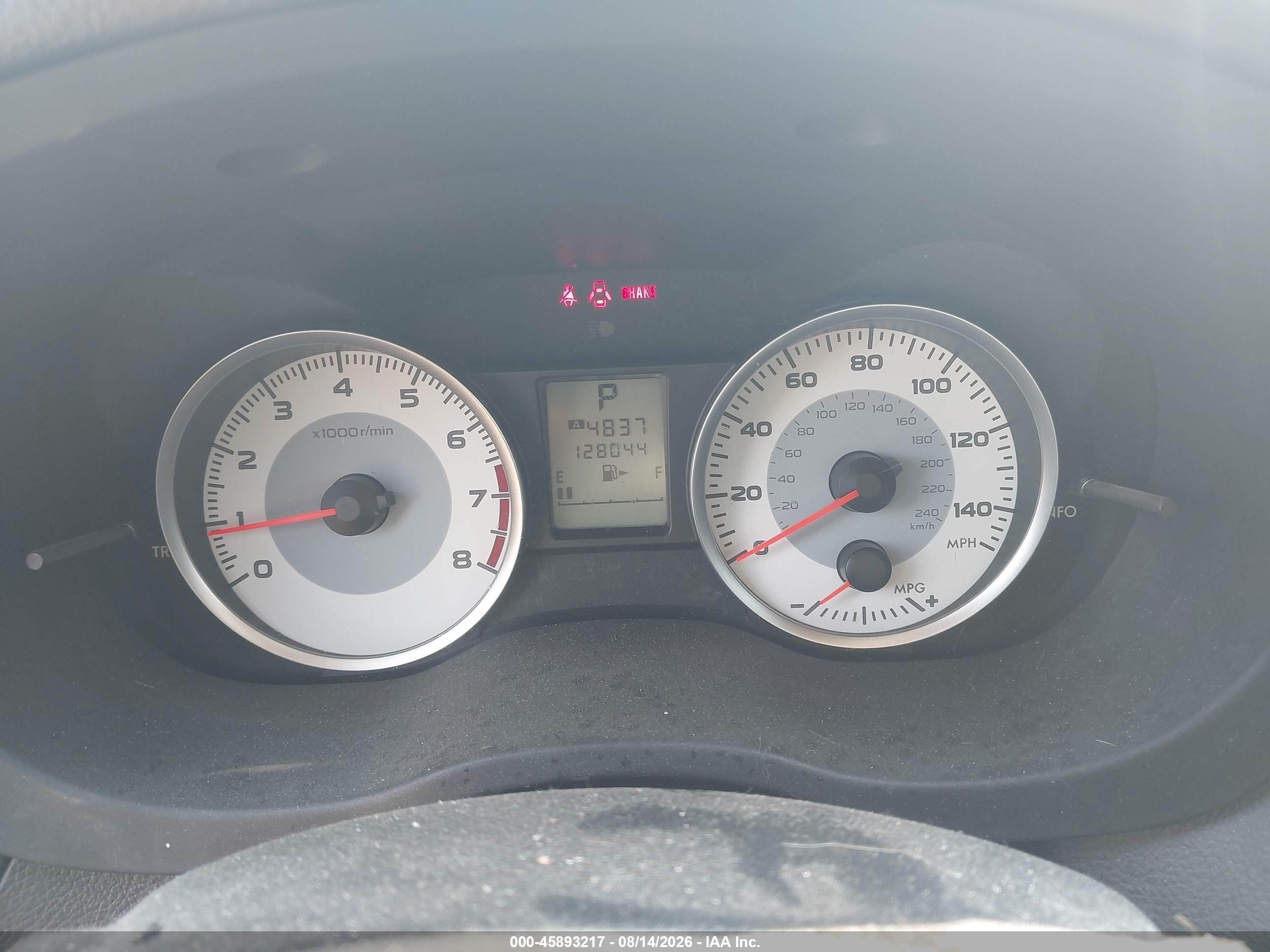 2012 Subaru Impreza 2.0i Sport Premium Серый vin: JF1GPAL62CH231946