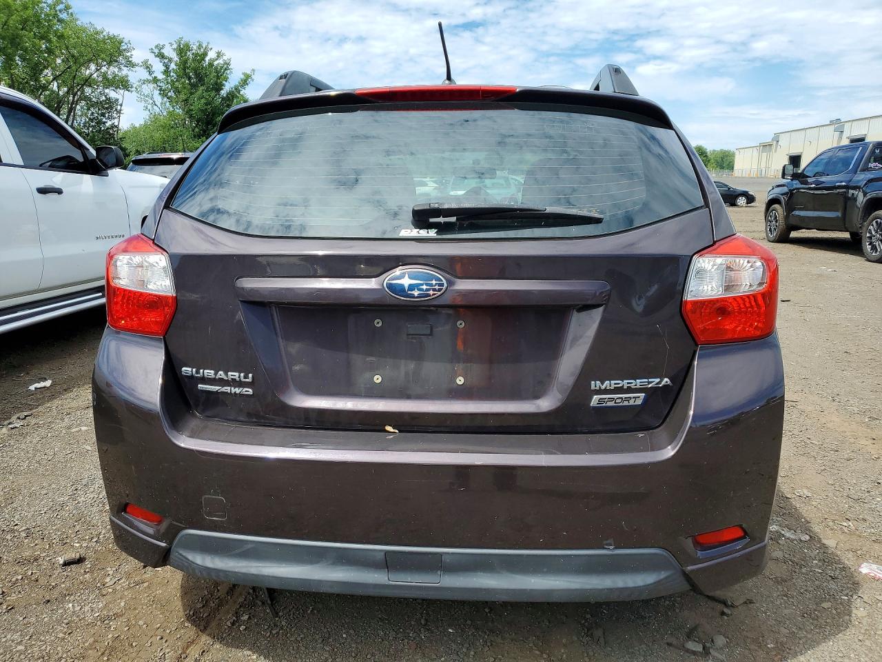 2013 Subaru Impreza Sport Premium Коричневый vin: JF1GPAL62D1899952