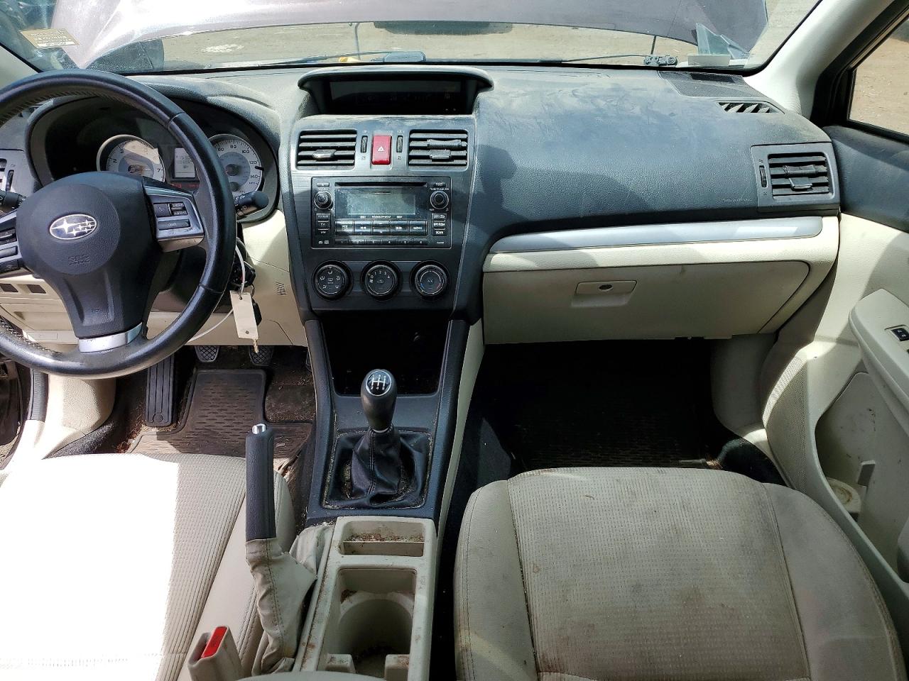 2013 Subaru Impreza Sport Premium Коричневый vin: JF1GPAL62D1899952