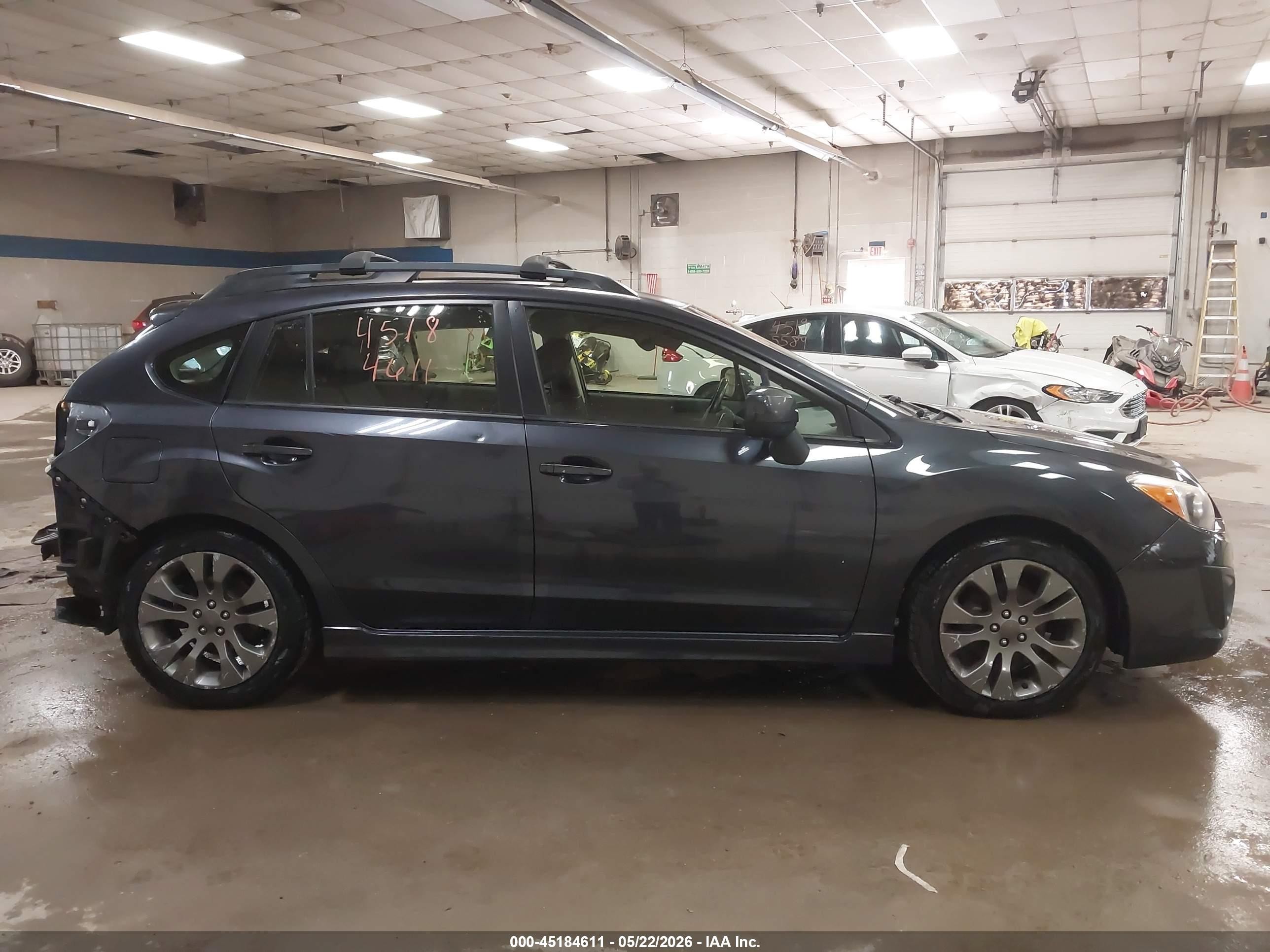 2013 Subaru Impreza 2.0i Sport Premium Gray vin: JF1GPAL62D2881493
